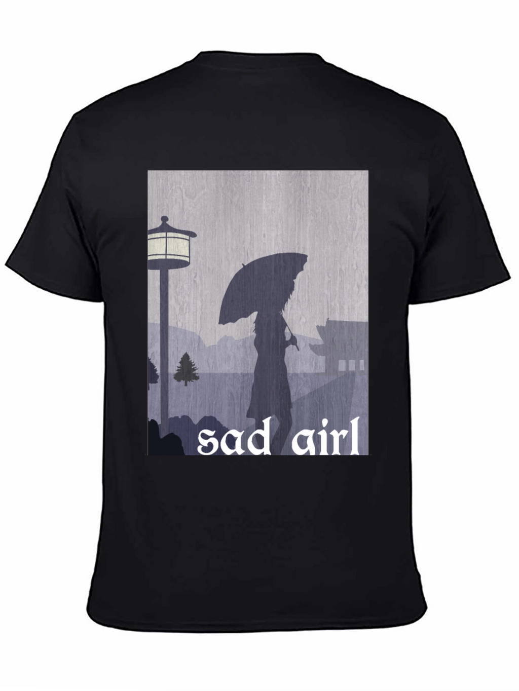 Sad Girl Graphic Tee - Moody Aesthetic T-Shirt