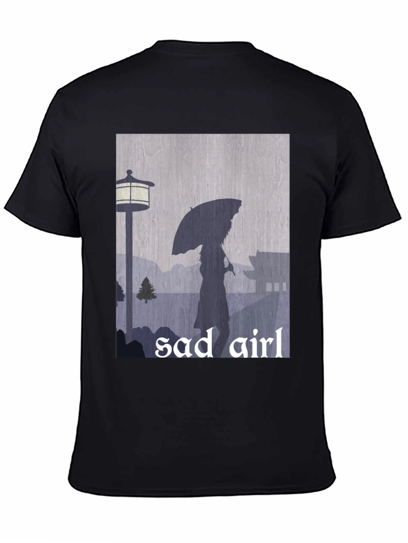 Sad Girl Graphic Tee - Moody Aesthetic T-Shirt