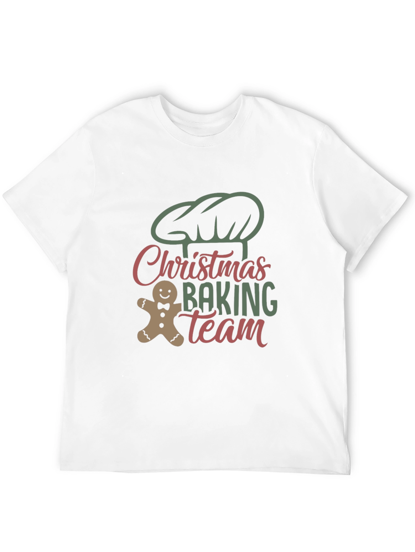 Christmas Baking Team Black T-Shirt