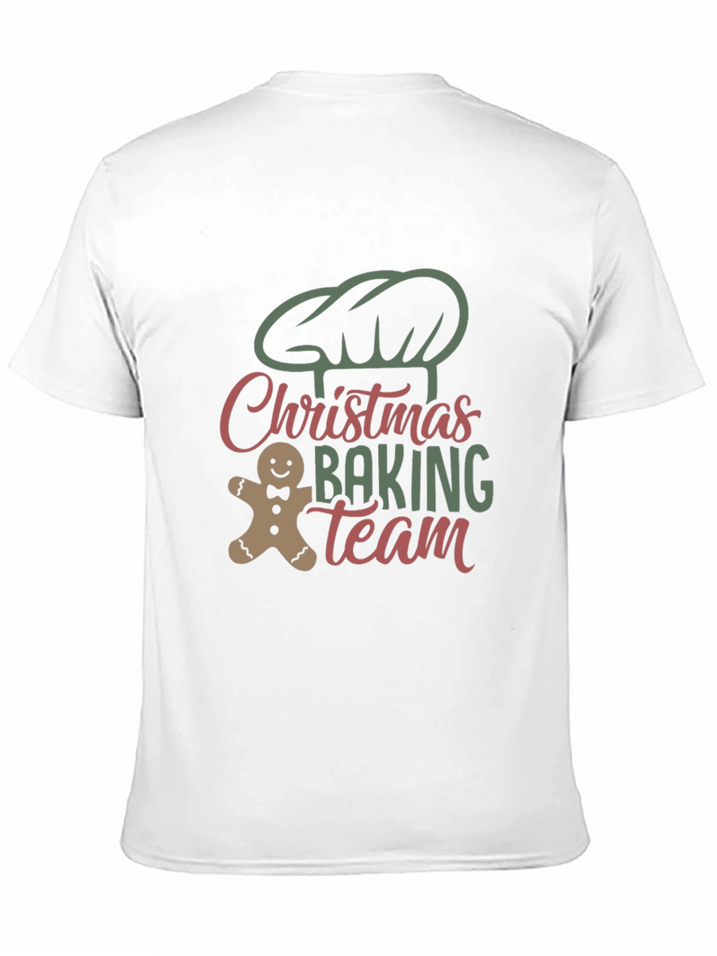 Christmas Baking Team Black T-Shirt