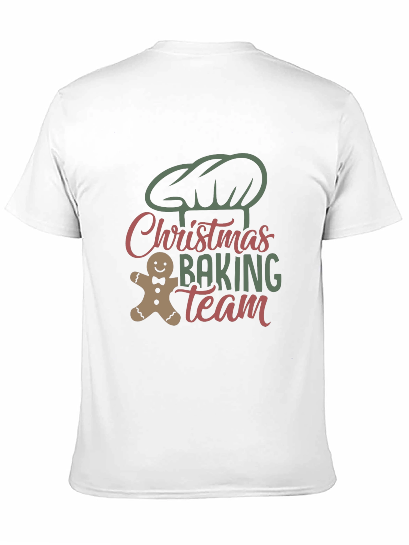 Christmas Baking Team Black T-Shirt
