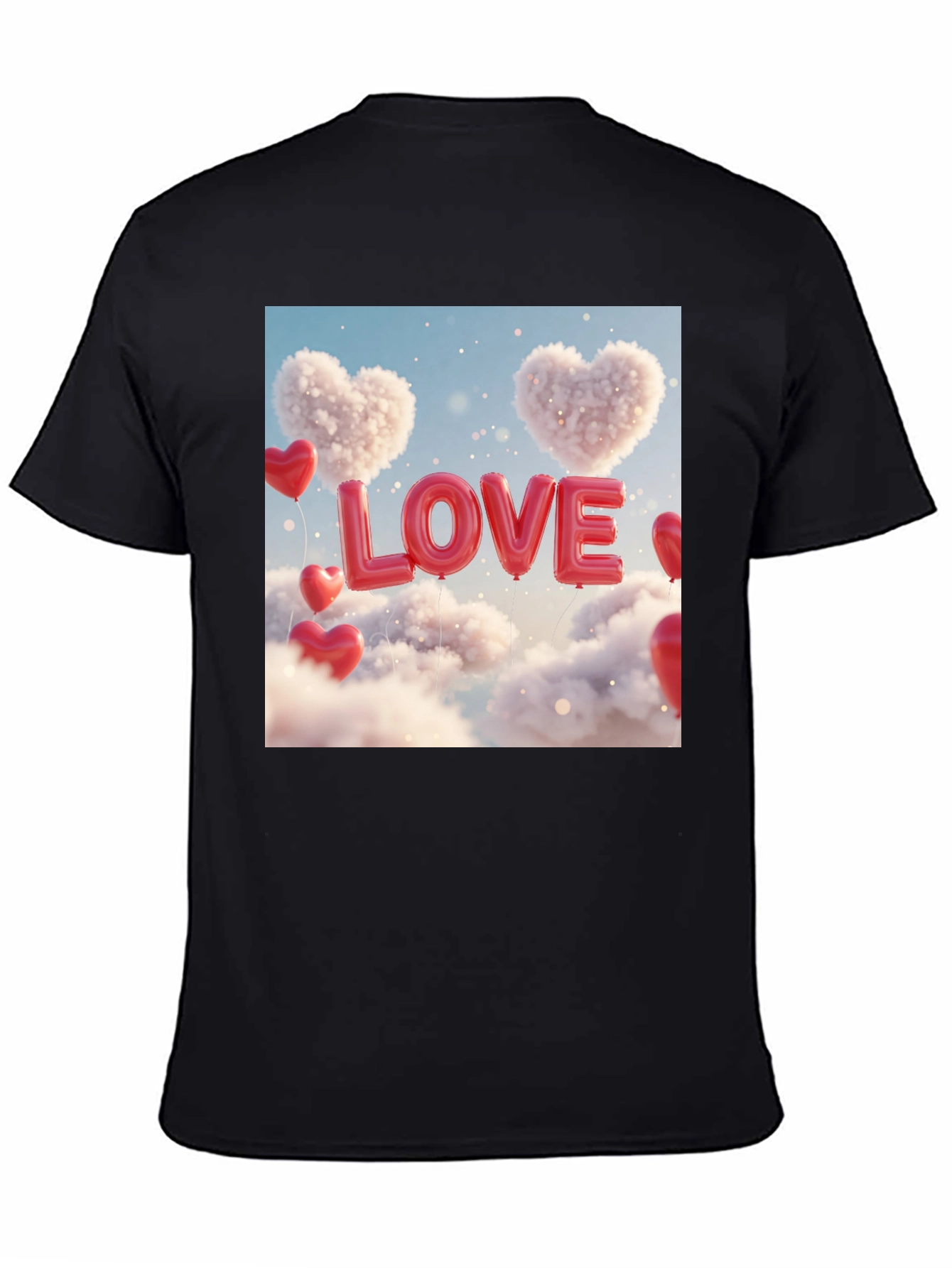 Love Balloons Graphic Tee - Valentines Day