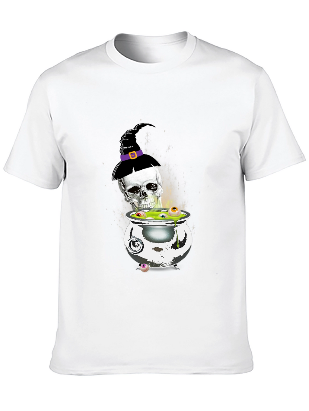 Halloween Skull Cauldron T-Shirt
