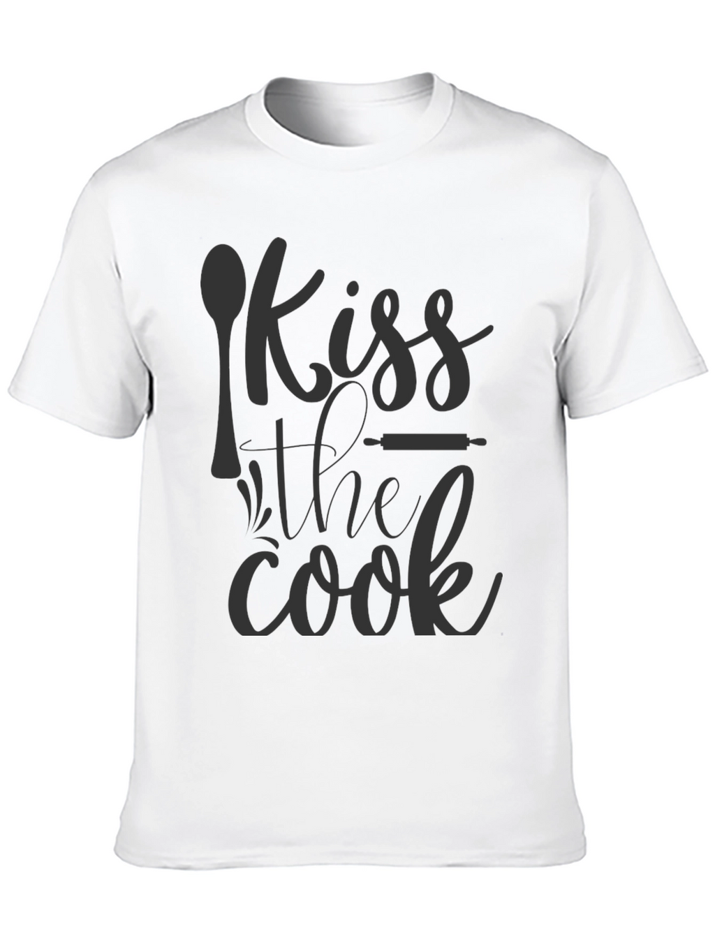Kiss the Cook Graphic Tee - Food Lovers Shirt