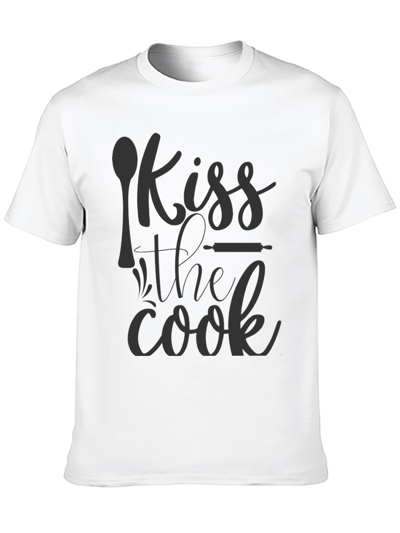 Kiss the Cook Graphic Tee - Food Lovers Shirt