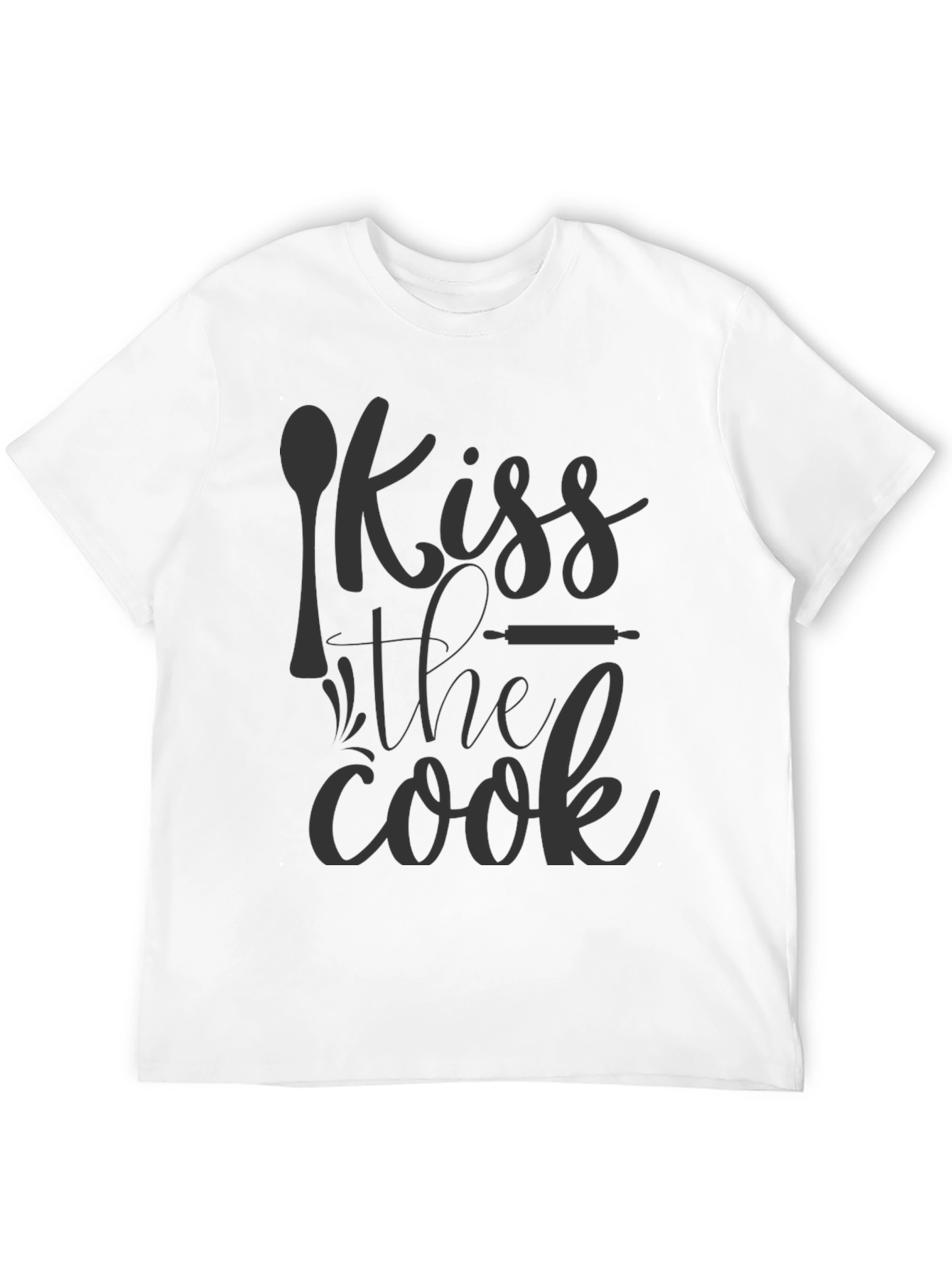 Kiss the Cook Graphic Tee - Food Lovers Shirt