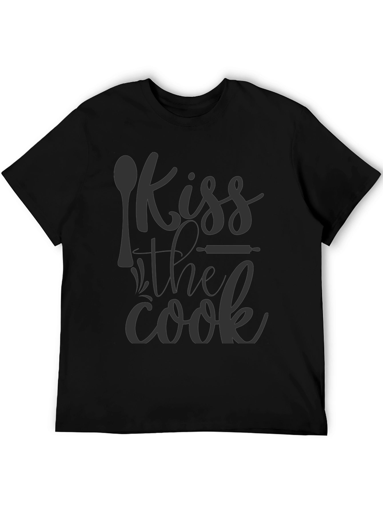 Kiss the Cook Graphic Tee - Food Lovers Shirt