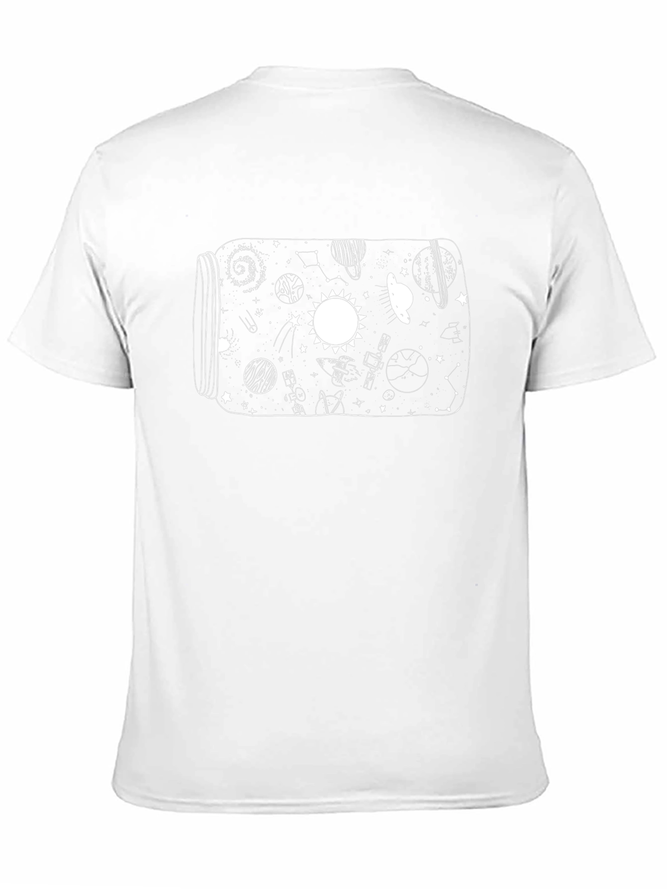 Space Jar Black T-Shirt - Universe Graphic Tee