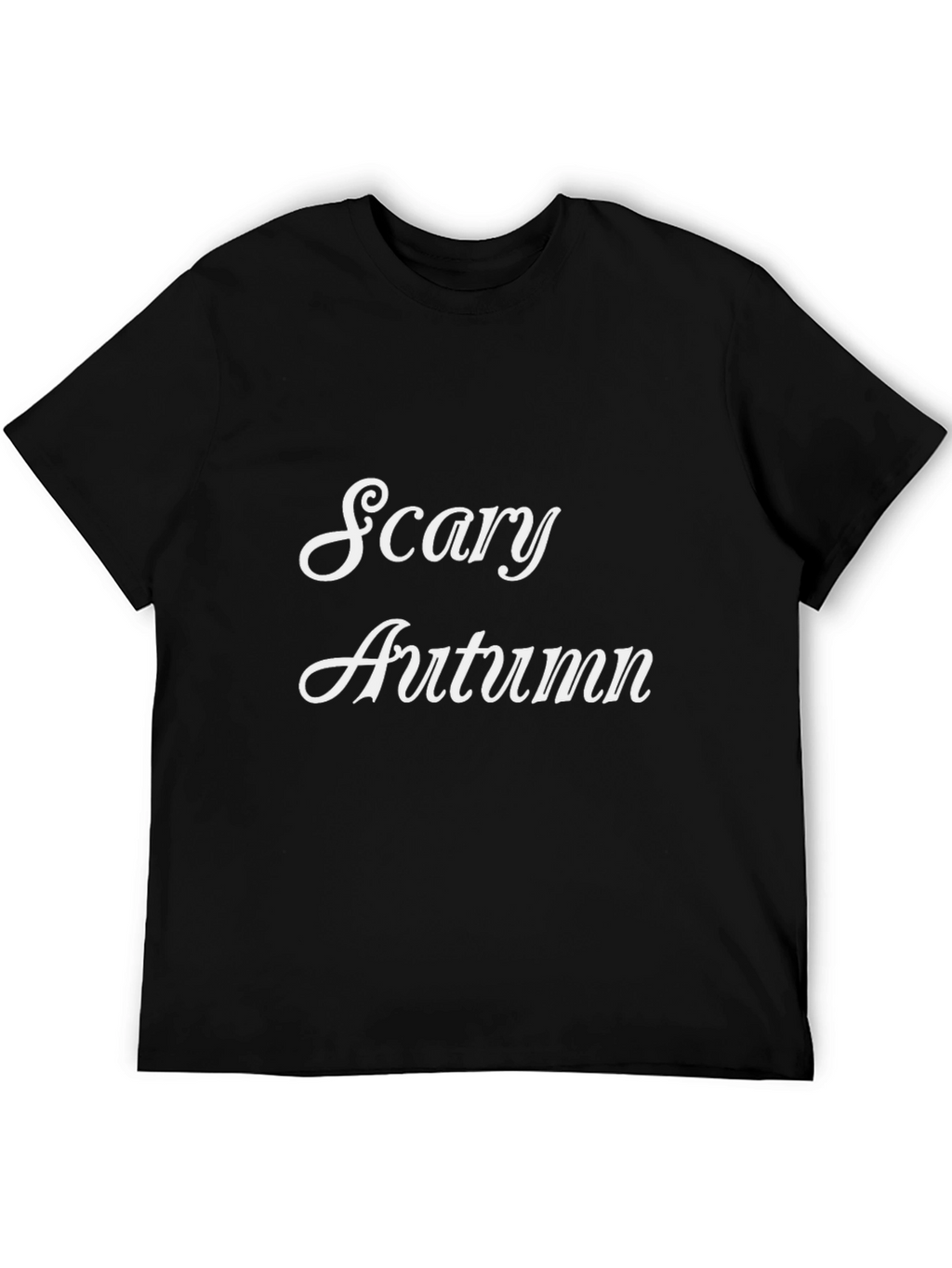 Scary Autumn Black T-Shirt