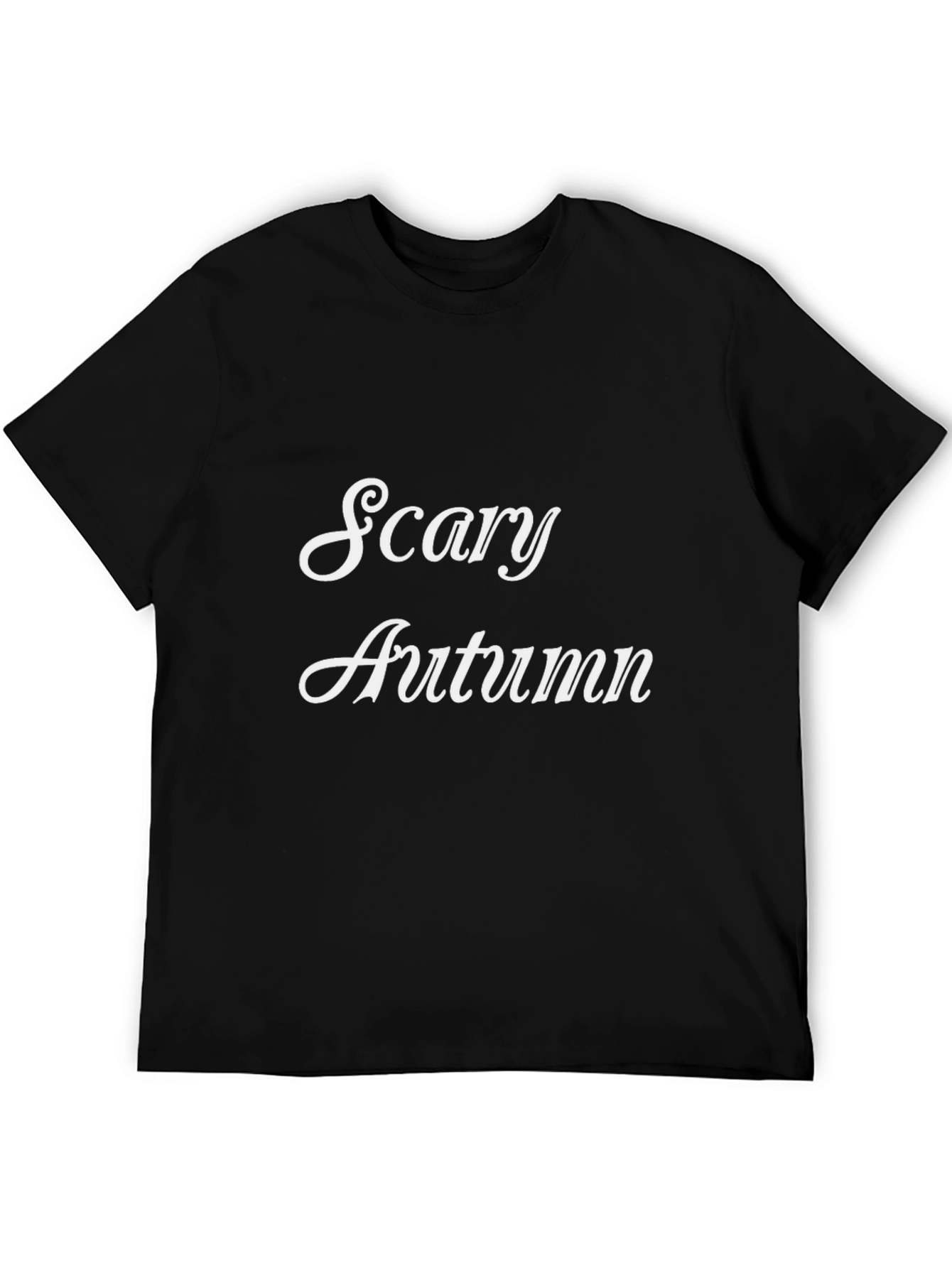 Scary Autumn Black T-Shirt