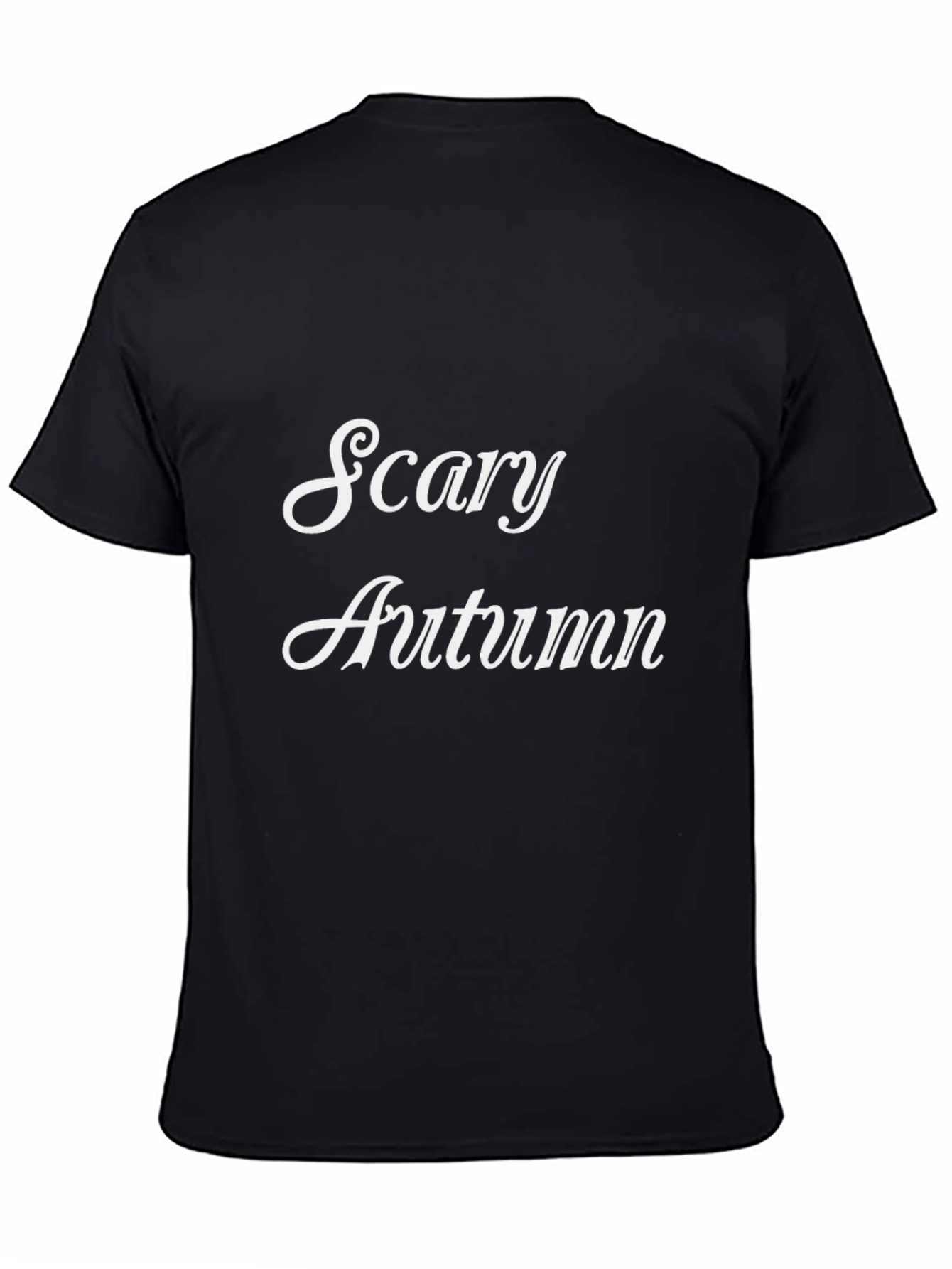 Scary Autumn Black T-Shirt