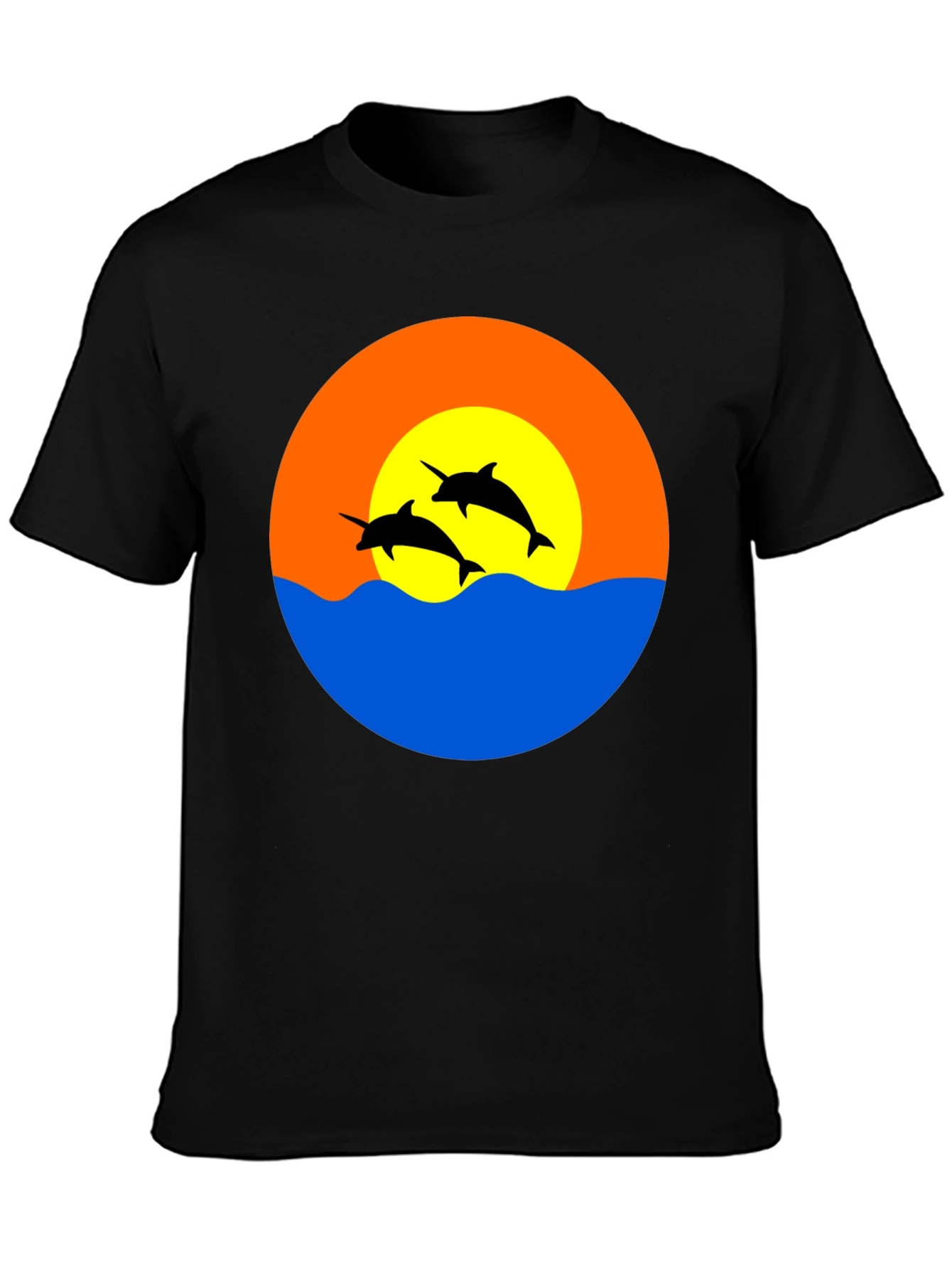 Dolphin Sunset T-Shirt - Graphic Tee