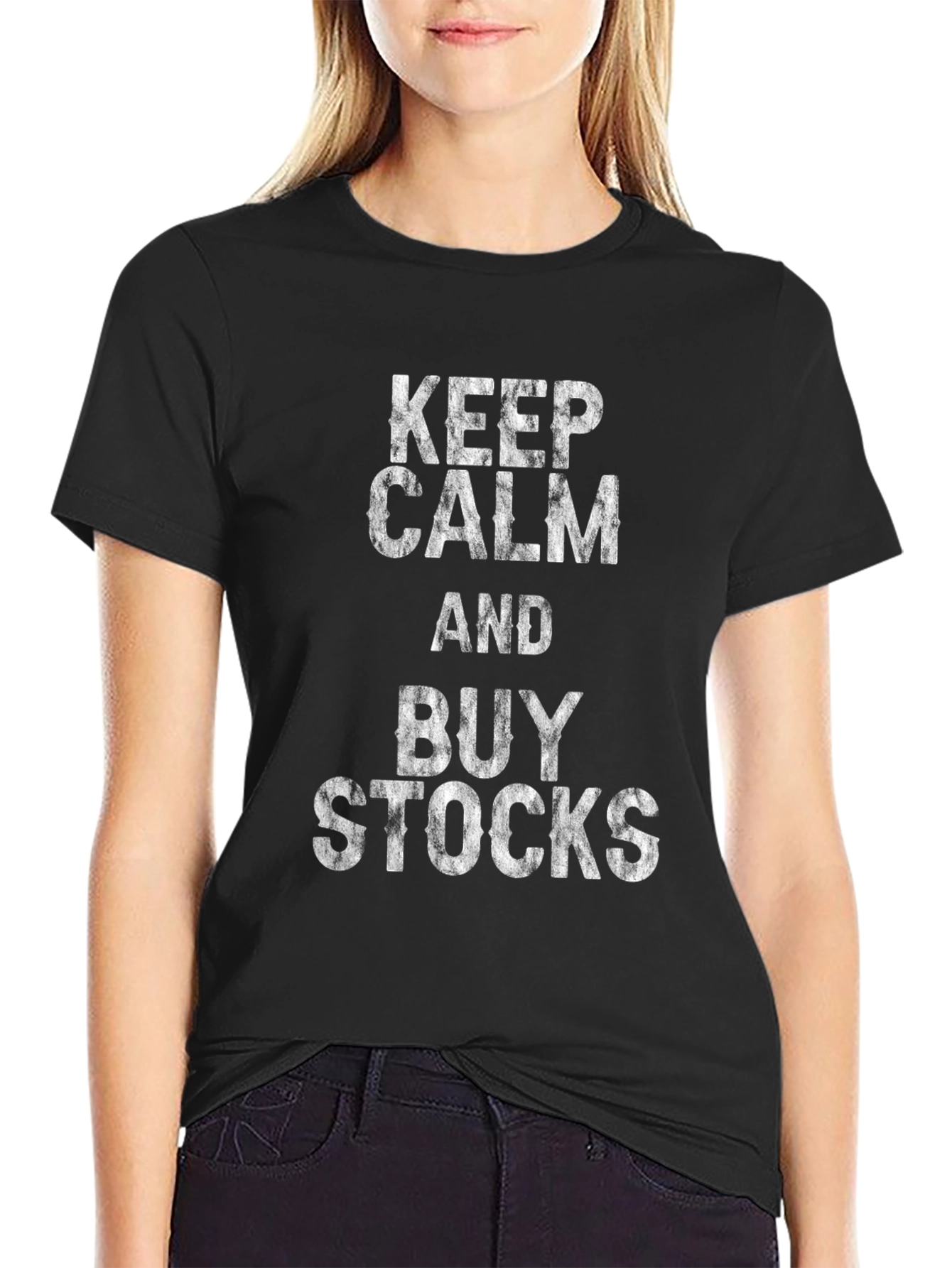 Keep Calm & Buy Stocks Graphic T-Shirt