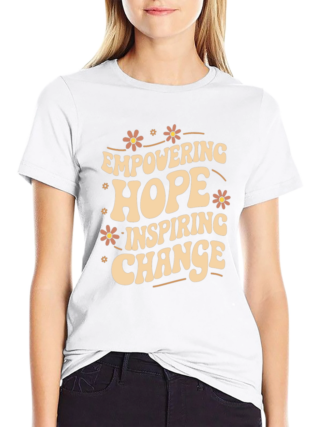 Empowering Hope Inspiring Change Graphic Tee