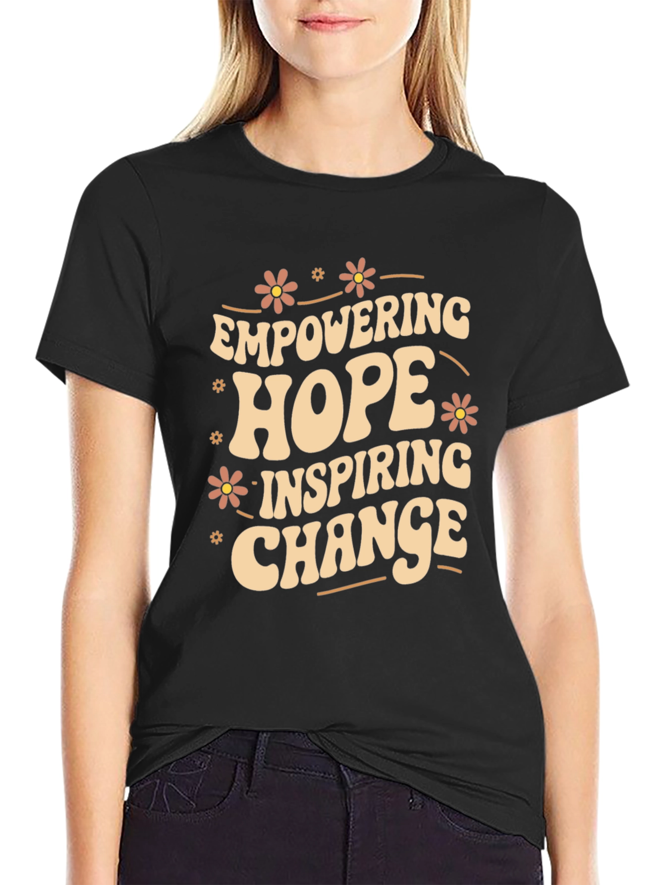 Empowering Hope Inspiring Change Graphic Tee