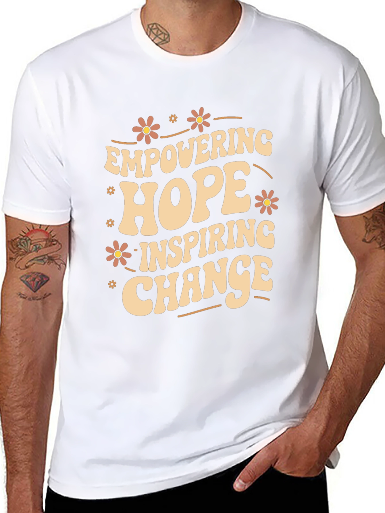 Empowering Hope Inspiring Change Graphic Tee