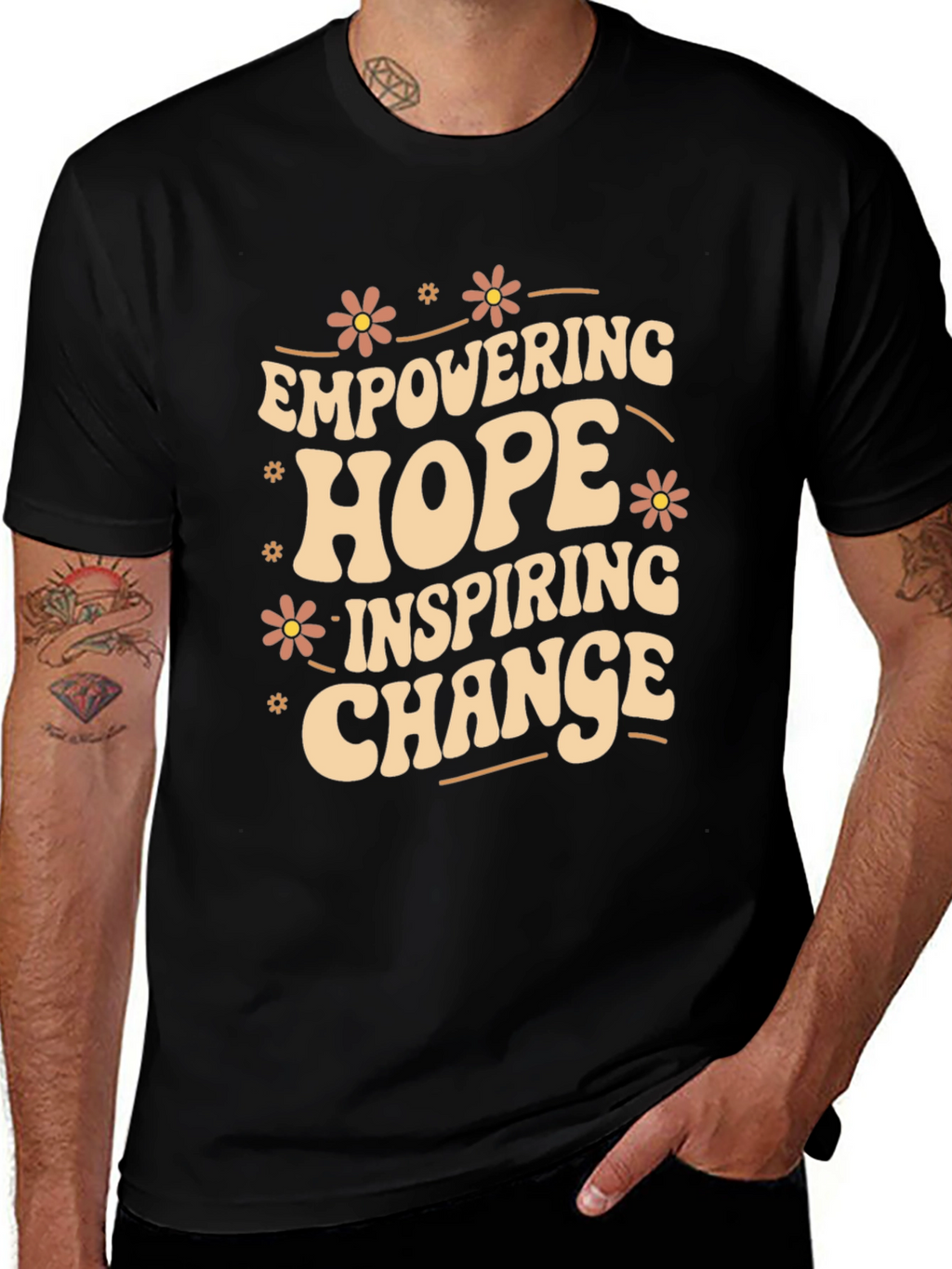Empowering Hope Inspiring Change Graphic Tee