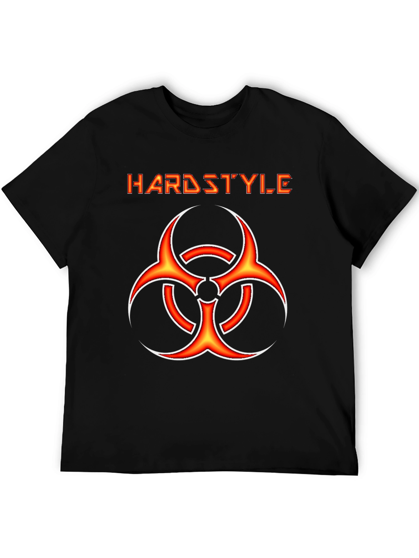 Hardstyle Biohazard Graphic Print T-Shirt