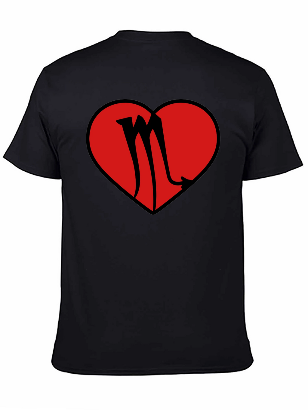 Scorpio Heart Graphic T-Shirt