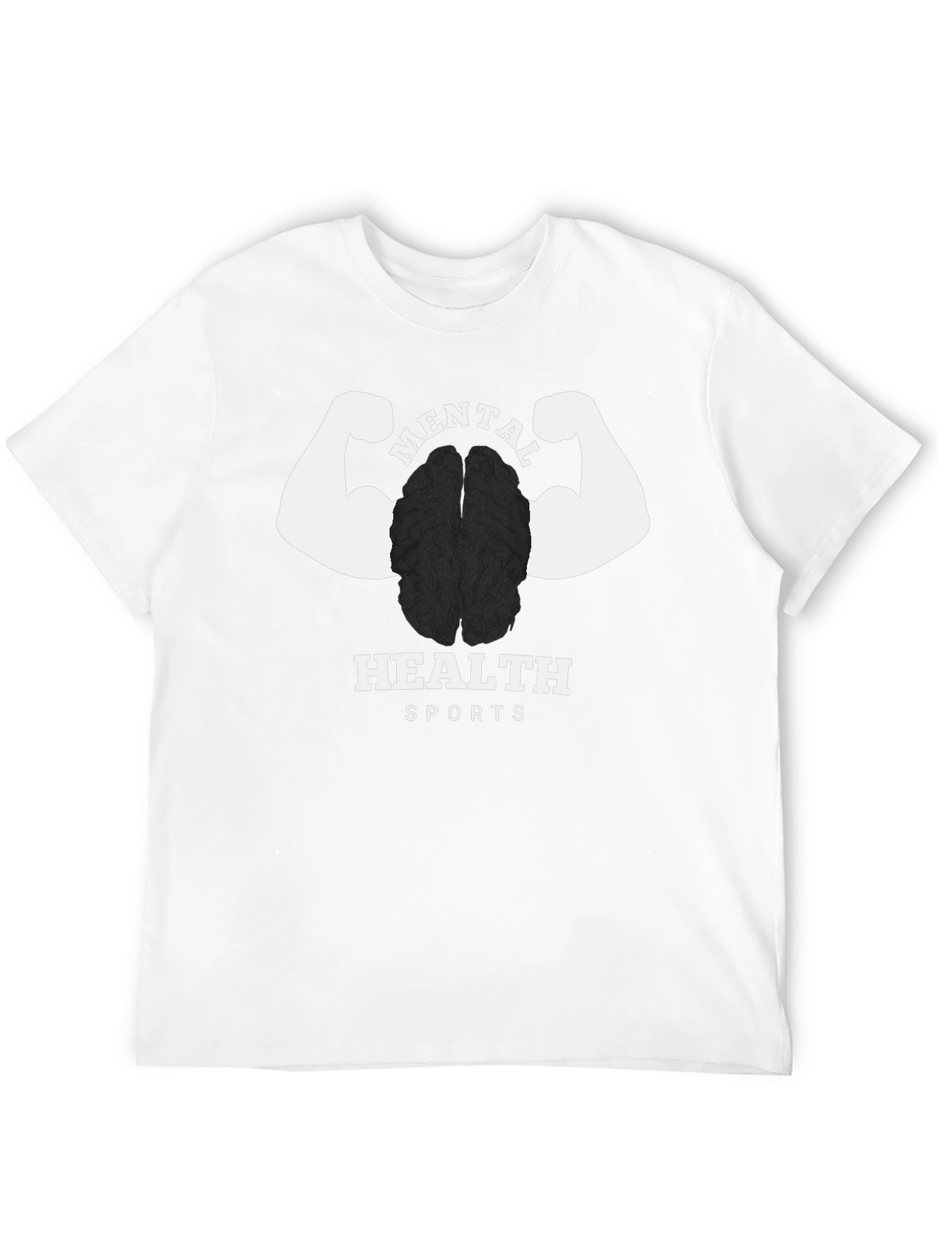 Mental Health Sports T-Shirt - Brain & Brawn