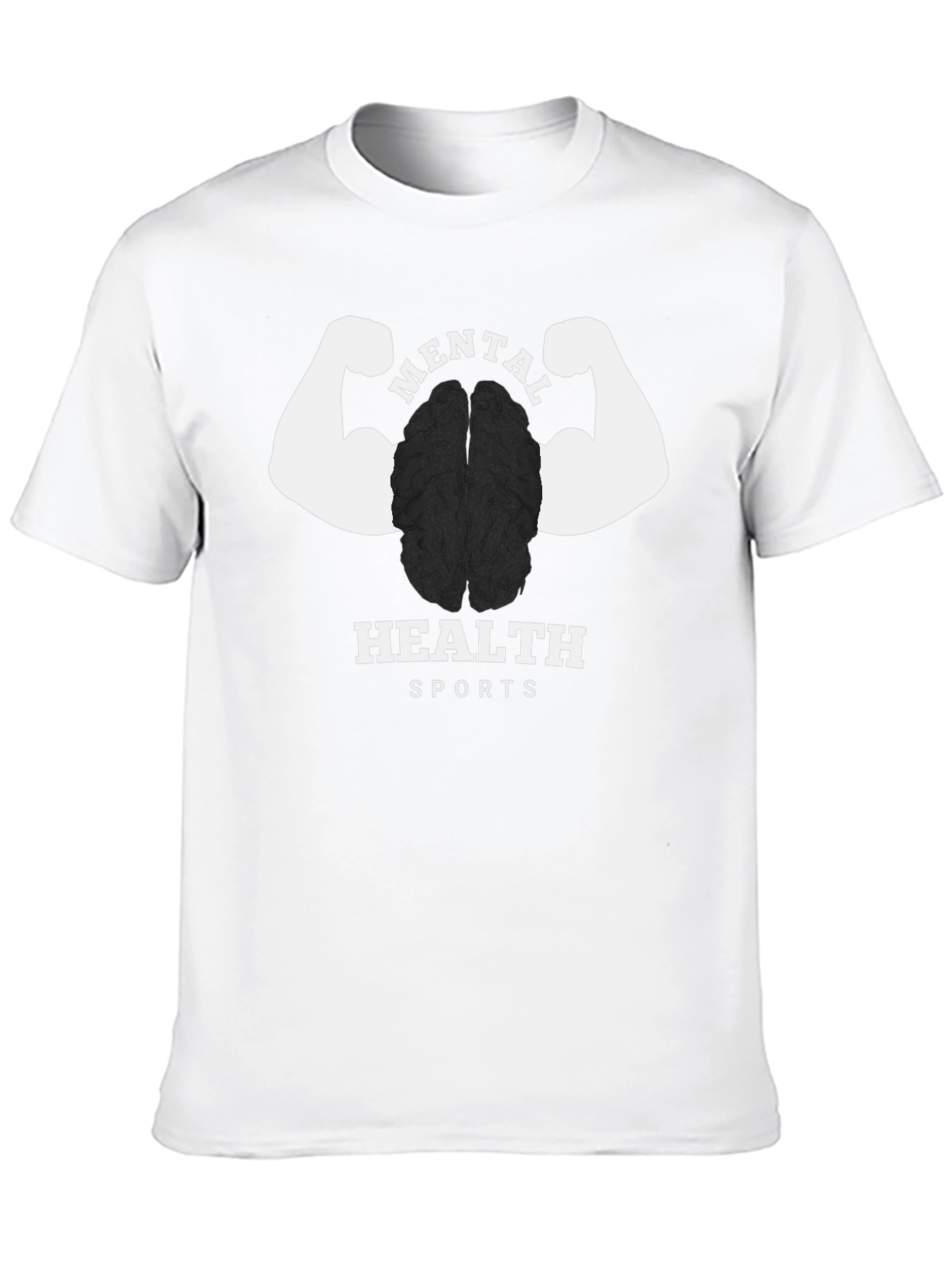 Mental Health Sports T-Shirt - Brain & Brawn