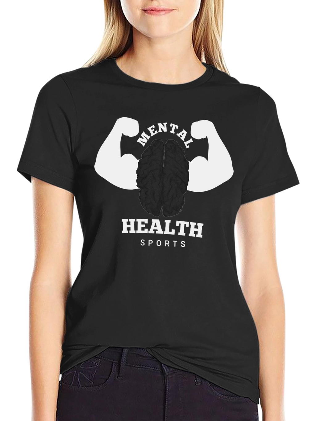Mental Health Sports T-Shirt - Brain & Brawn