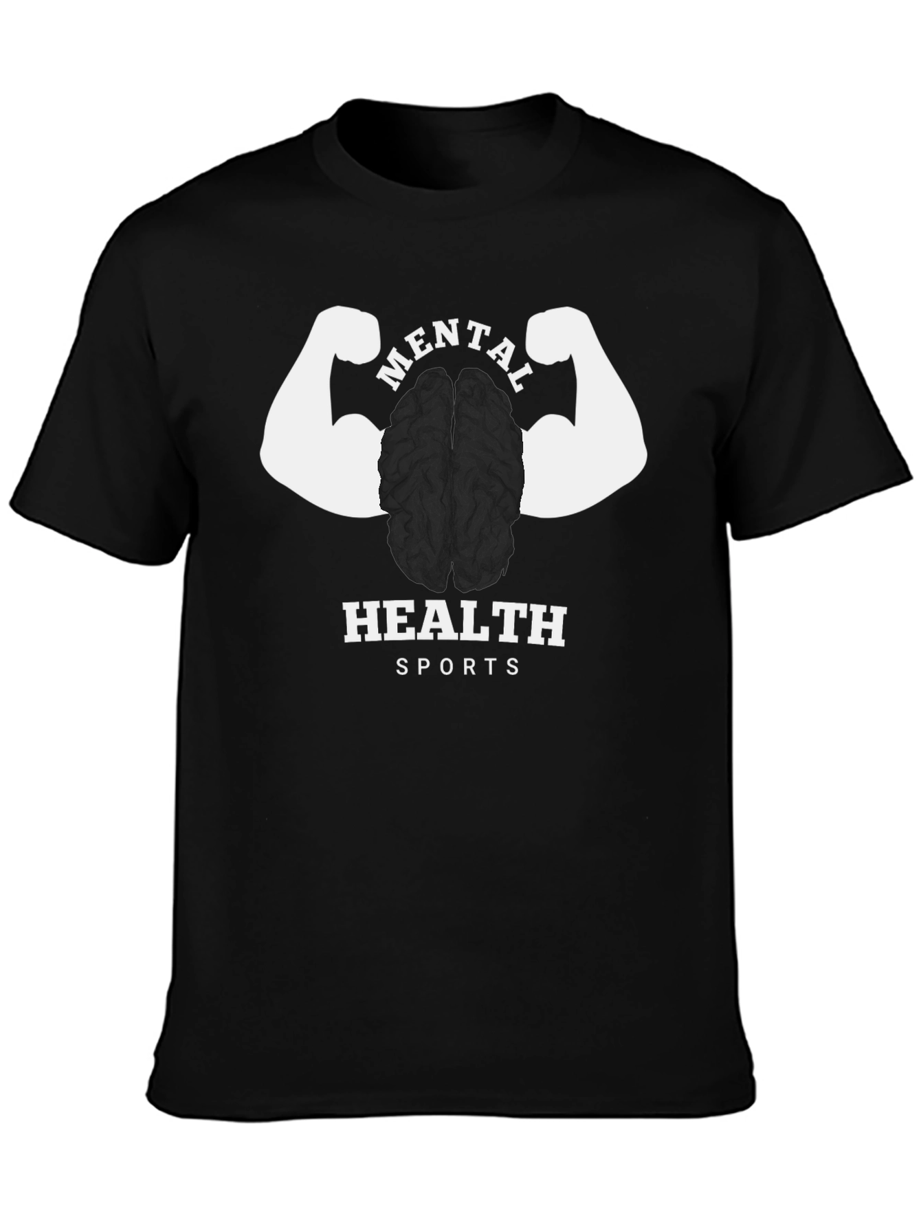 Mental Health Sports T-Shirt - Brain & Brawn