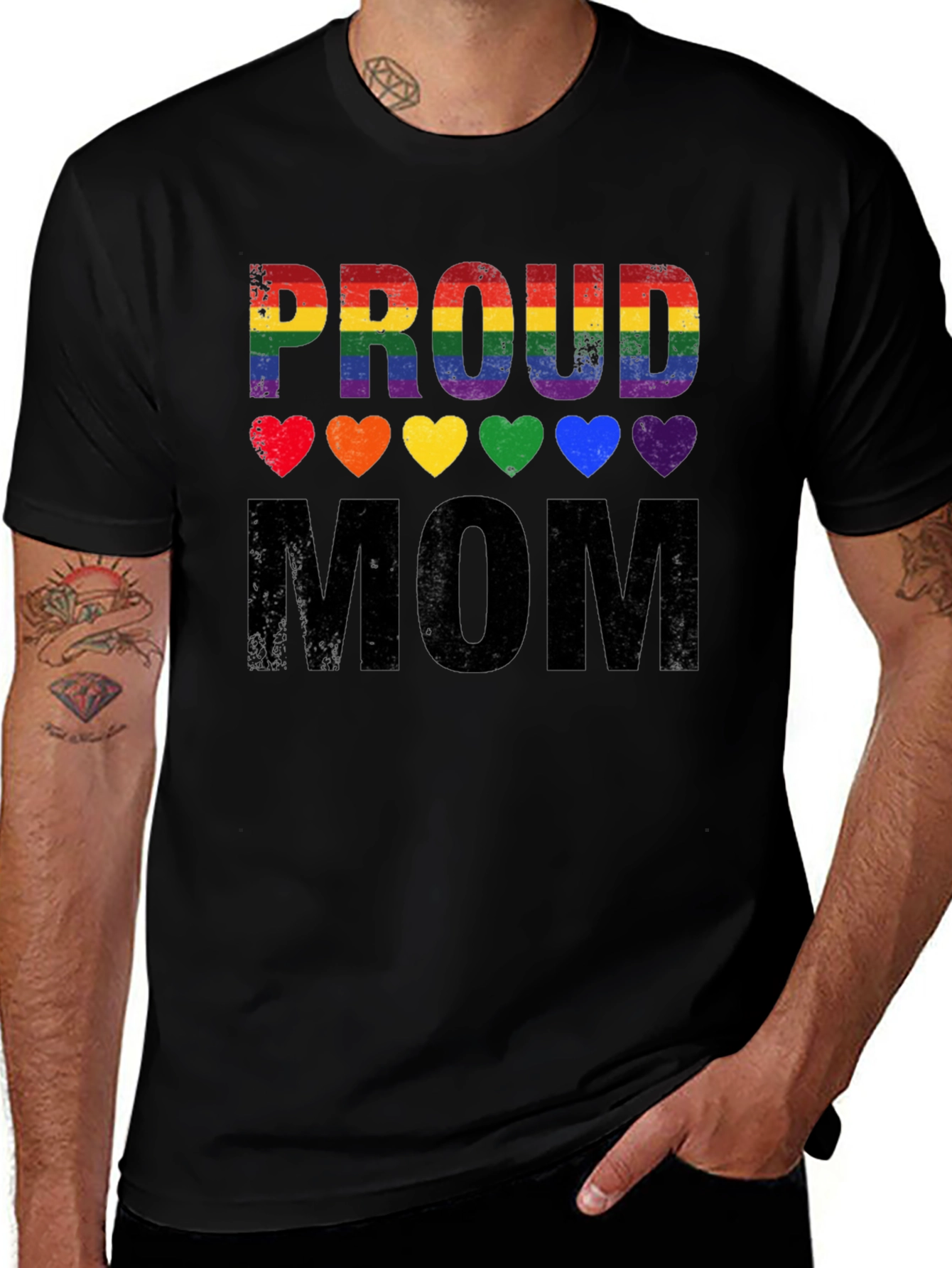 Proud Mom LGBT Pride T-Shirt