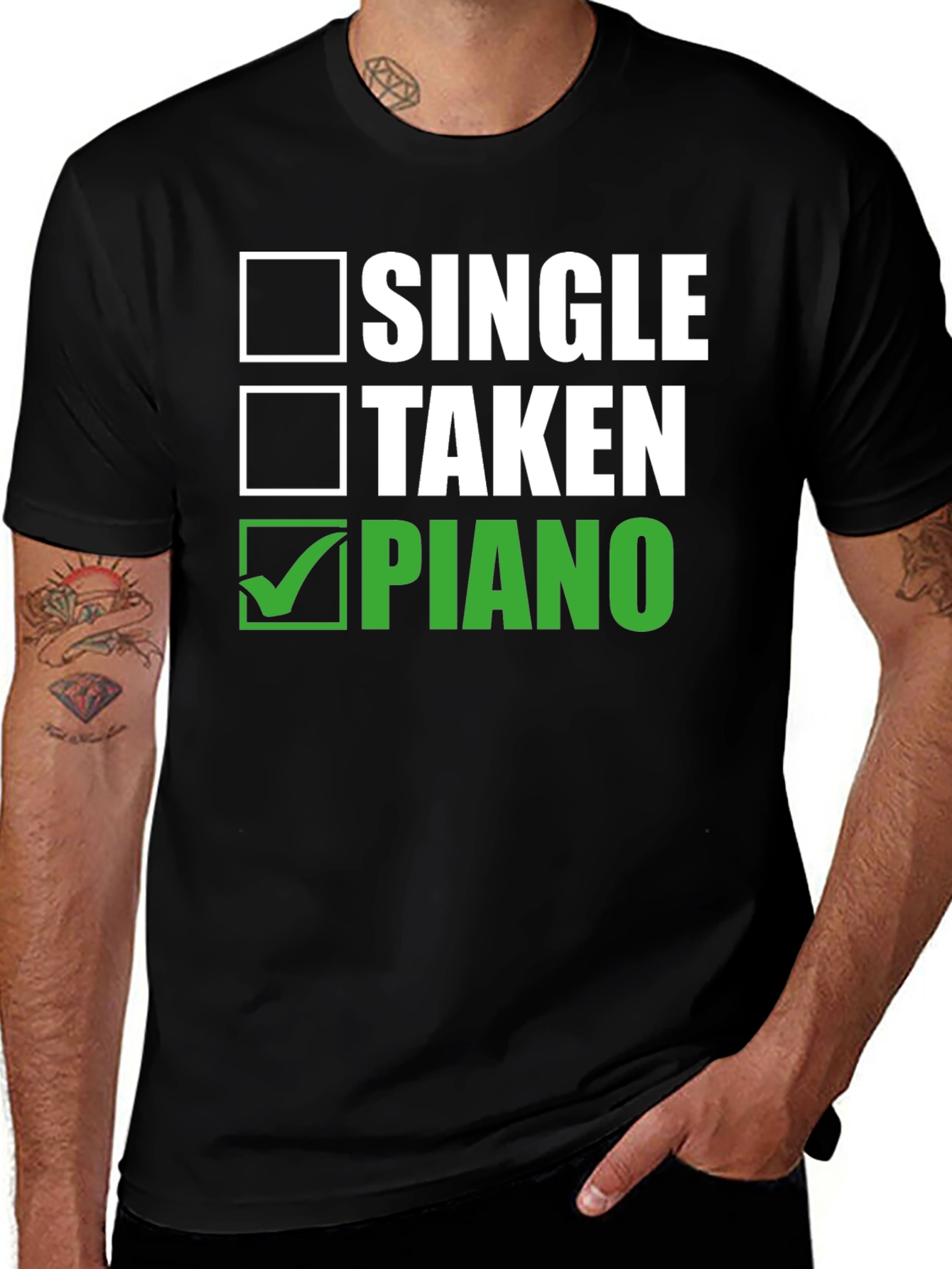 Single Taken Piano T-Shirt