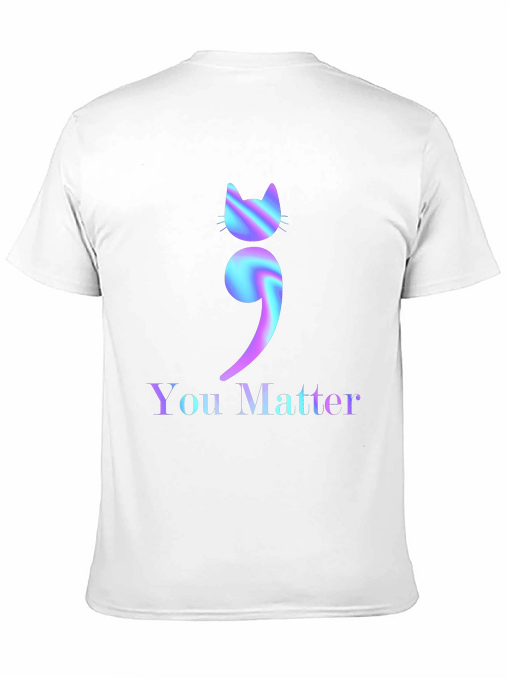 You Matter Cat Semicolon Graphic Tee