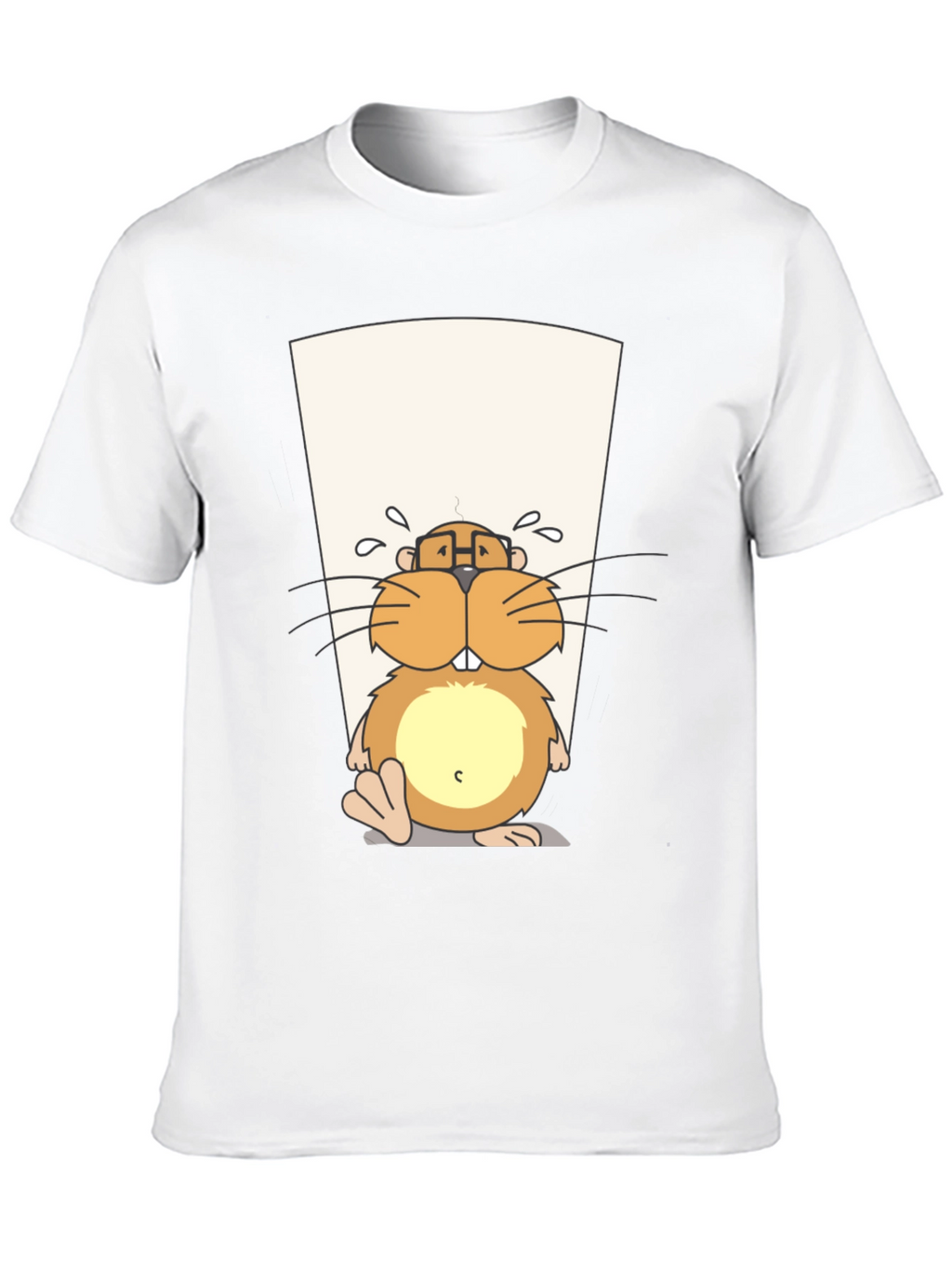 Funny Beaver T-Shirt - Cartoon Graphic Tee