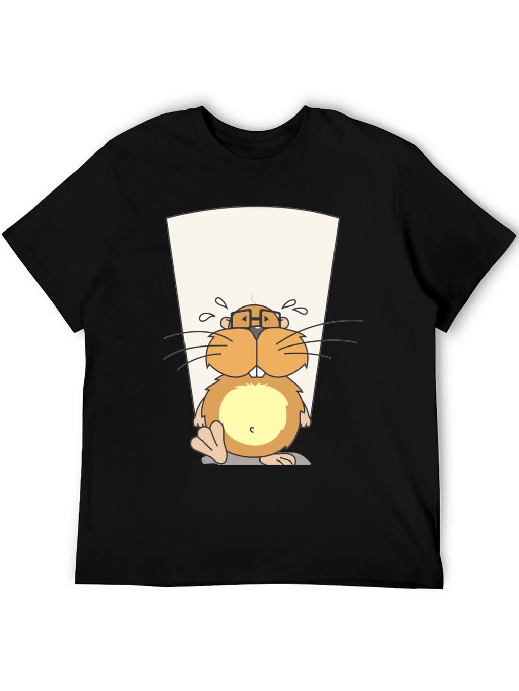Funny Beaver T-Shirt - Cartoon Graphic Tee