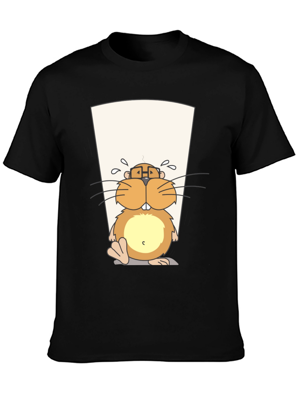 Funny Beaver T-Shirt - Cartoon Graphic Tee