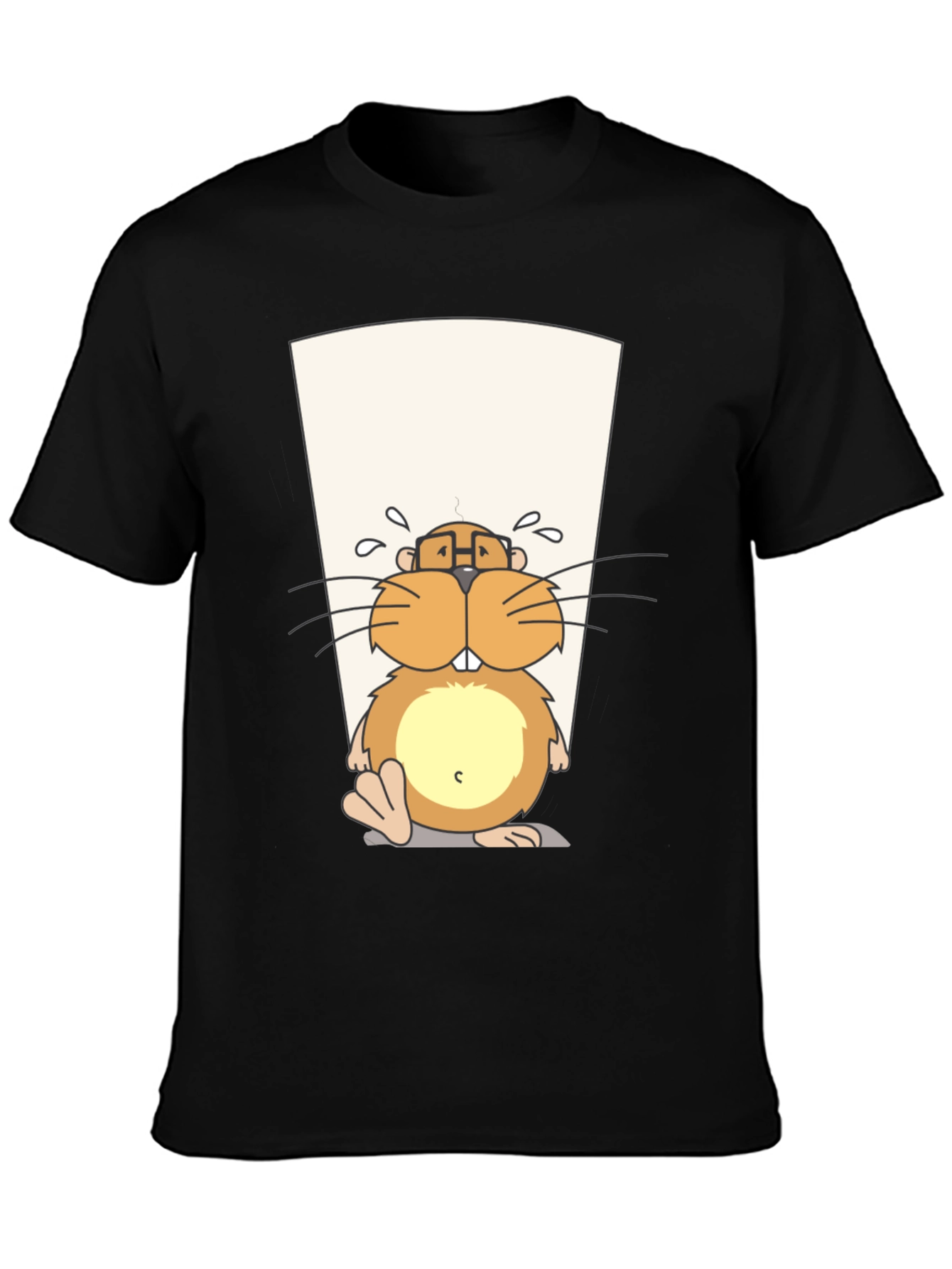 Funny Beaver T-Shirt - Cartoon Graphic Tee