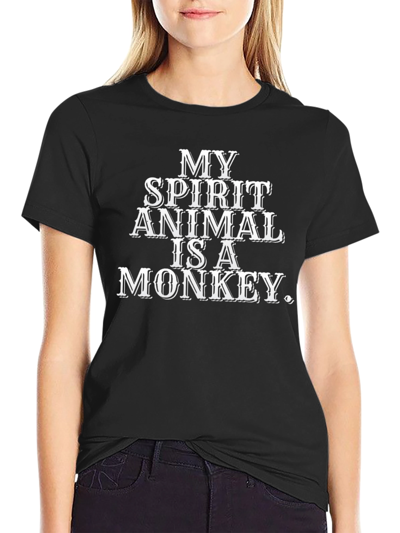 My Spirit Animal Is A Monkey T-Shirt