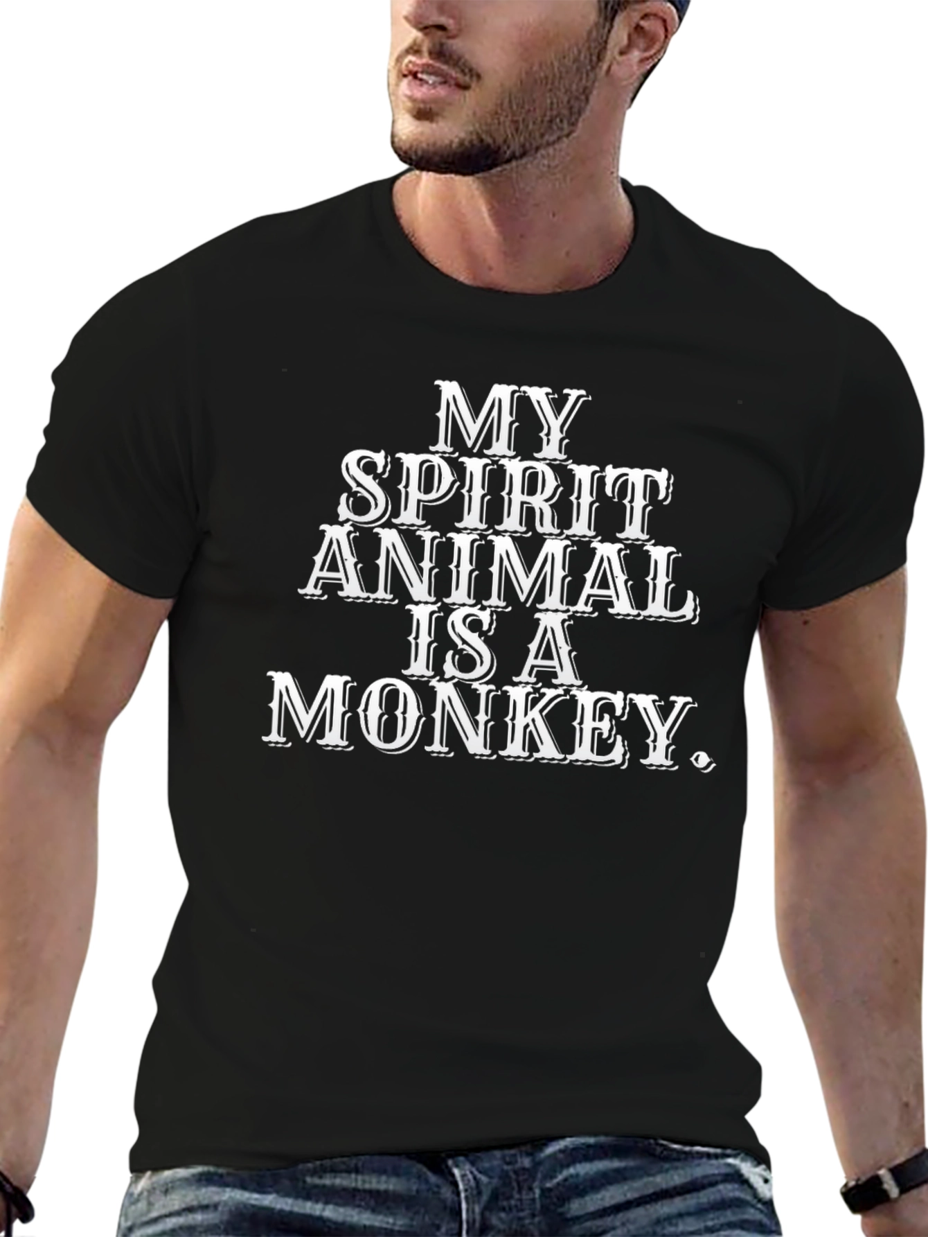 My Spirit Animal Is A Monkey T-Shirt