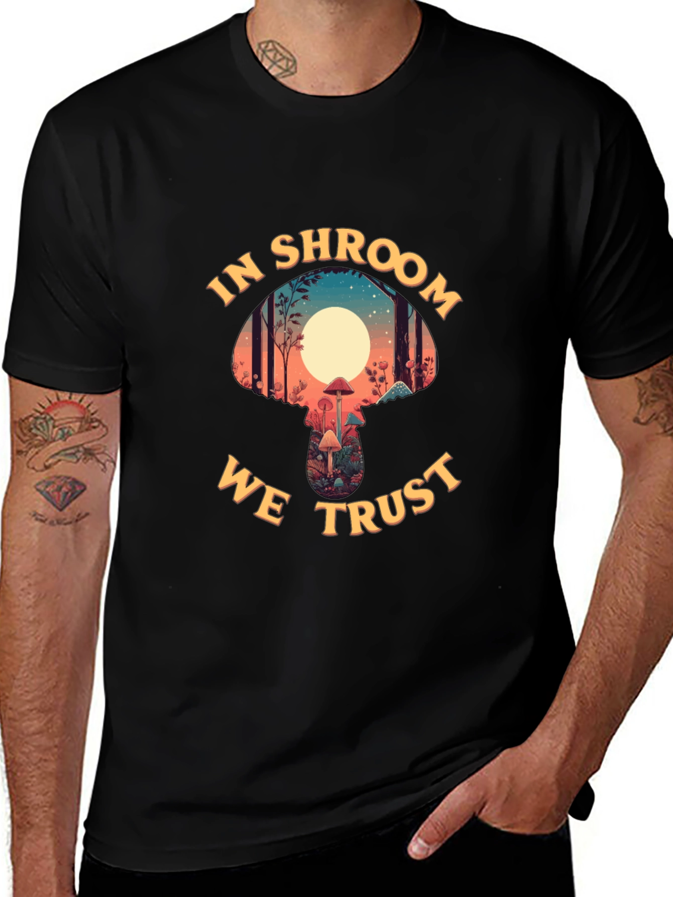 Shroom Trust Tee: Psychedelic Mushroom T-Shirt