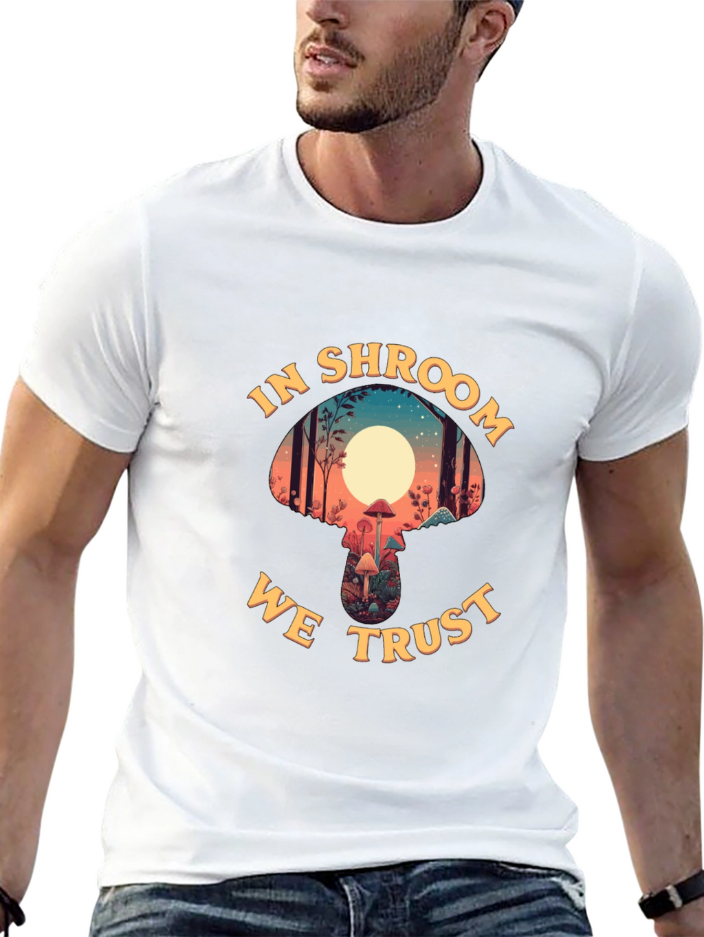 Shroom Trust Tee: Psychedelic Mushroom T-Shirt