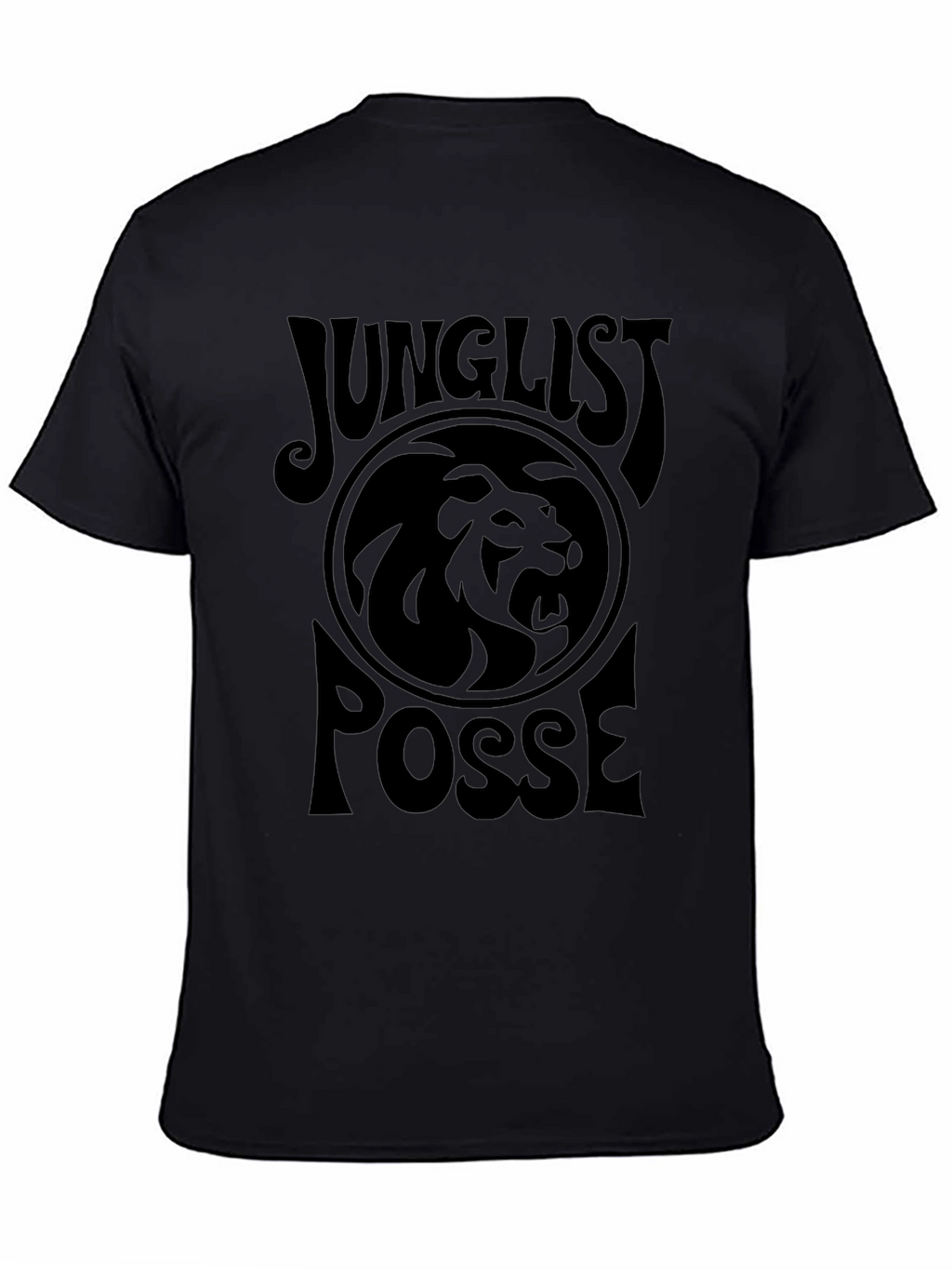 Junglist Posse Lion Graphic Tee - Black