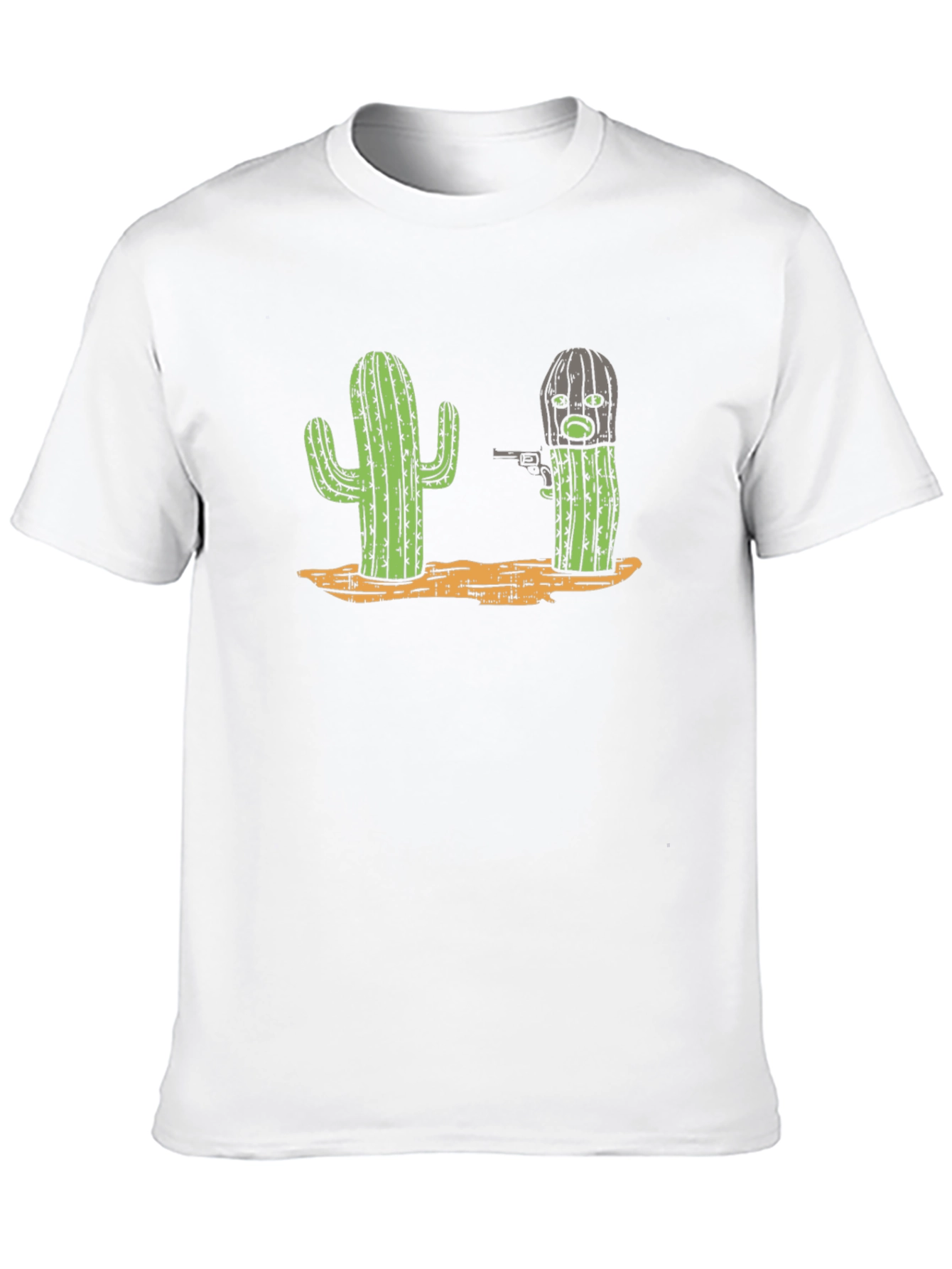 Cactus Bandit Graphic Tee - Western Humor T-Shirt