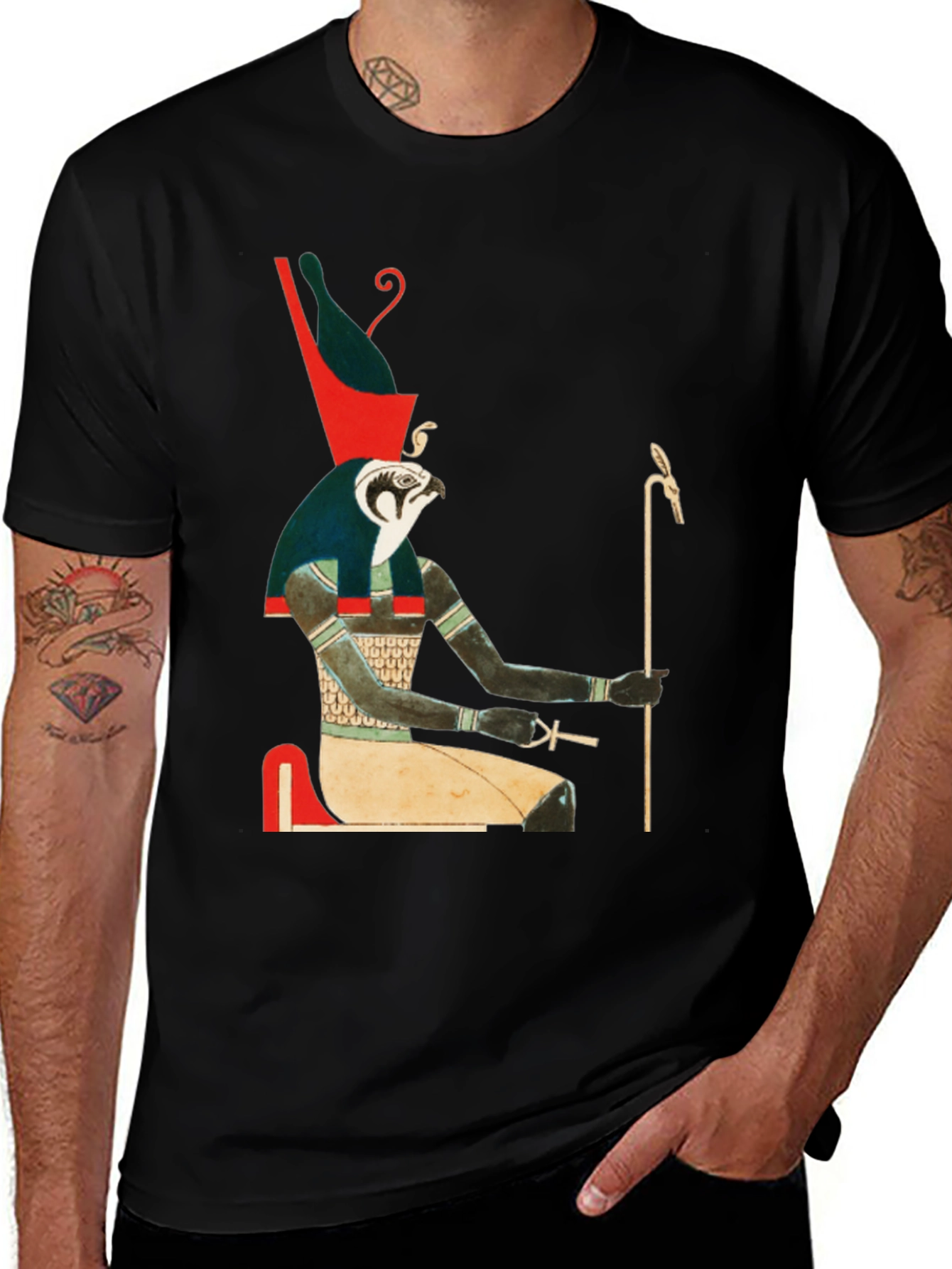 Egyptian God Graphic Tee - Cool Ancient Egypt T-Shirt