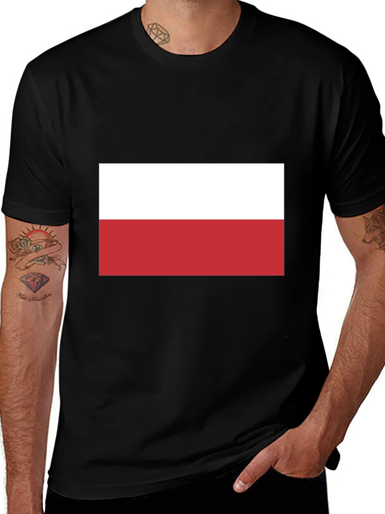 Poland Flag T-Shirt Patriotic Pride Tee