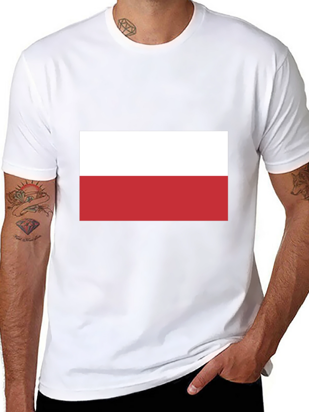 Poland Flag T-Shirt Patriotic Pride Tee