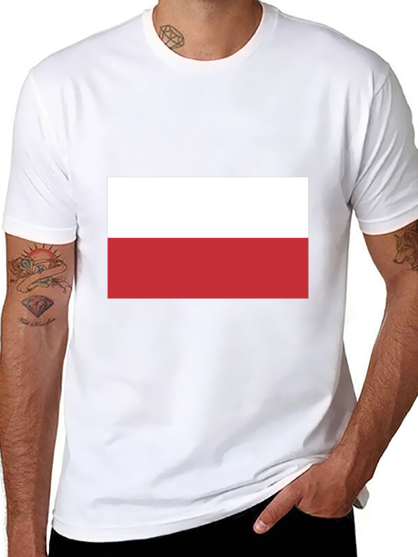 Poland Flag T-Shirt Patriotic Pride Tee