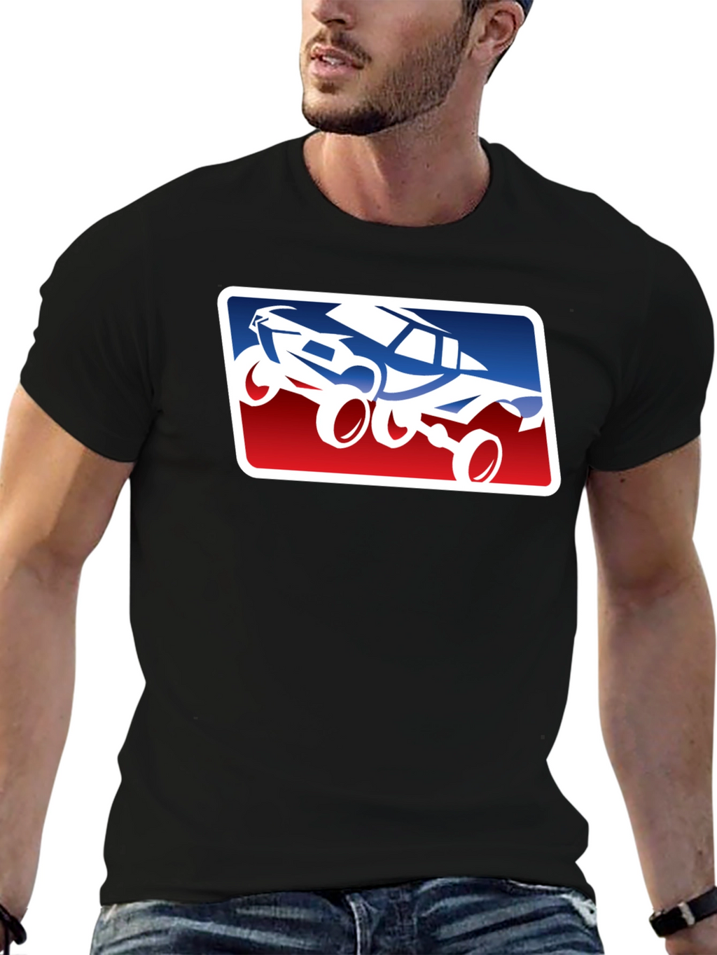 Off-Road Vehicle Graphic Tee - Black