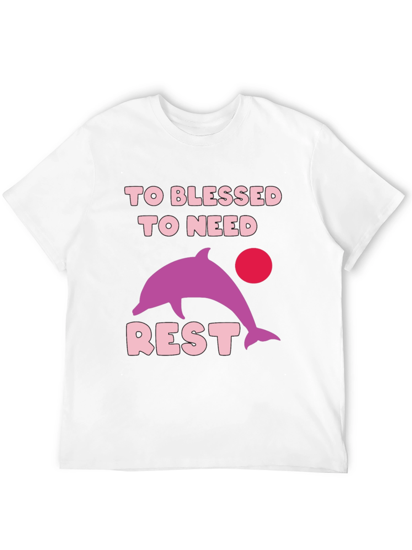 Blessed Dolphin Graphic Tee - Relaxed Fit