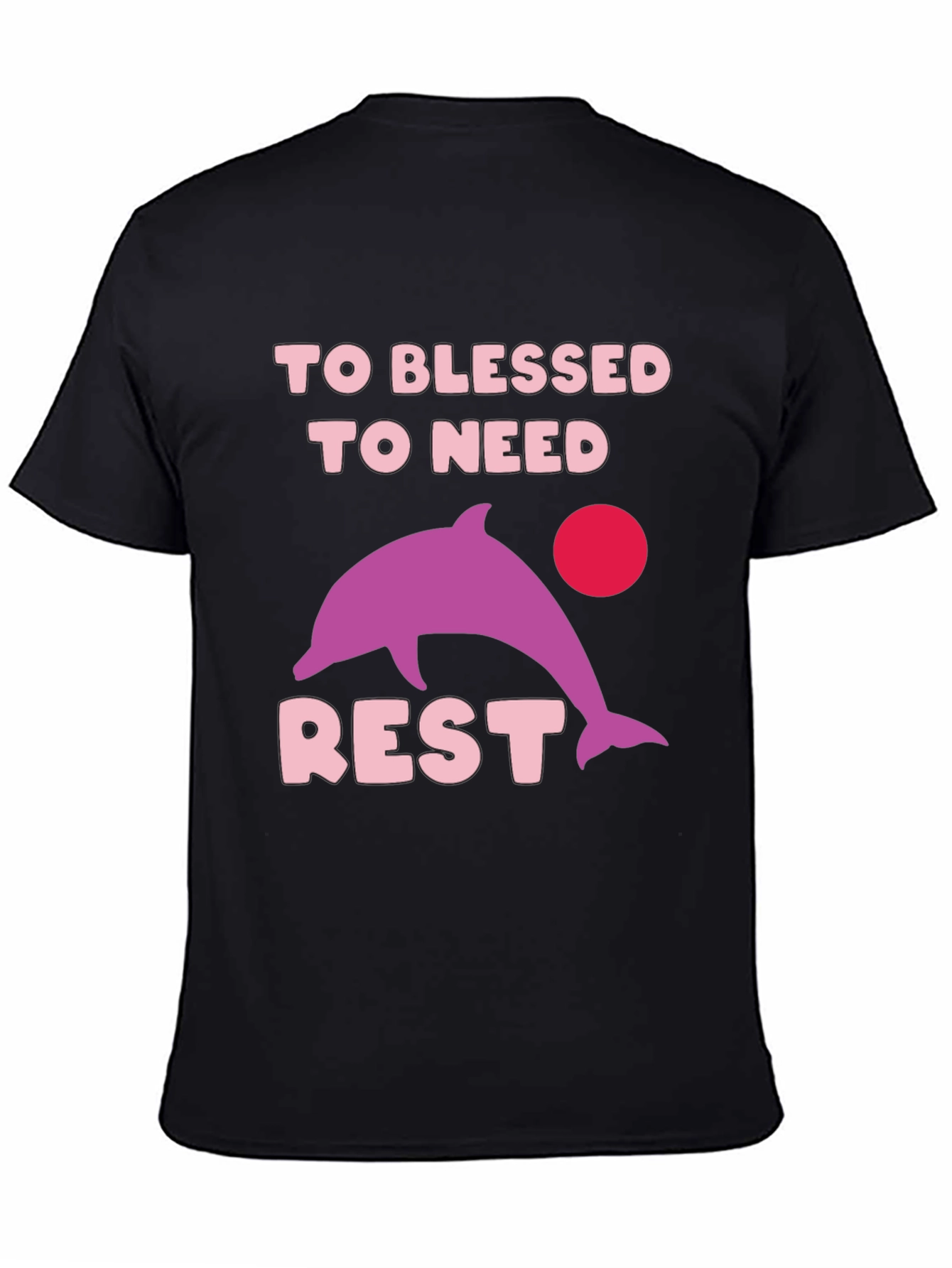 Blessed Dolphin Graphic Tee - Relaxed Fit