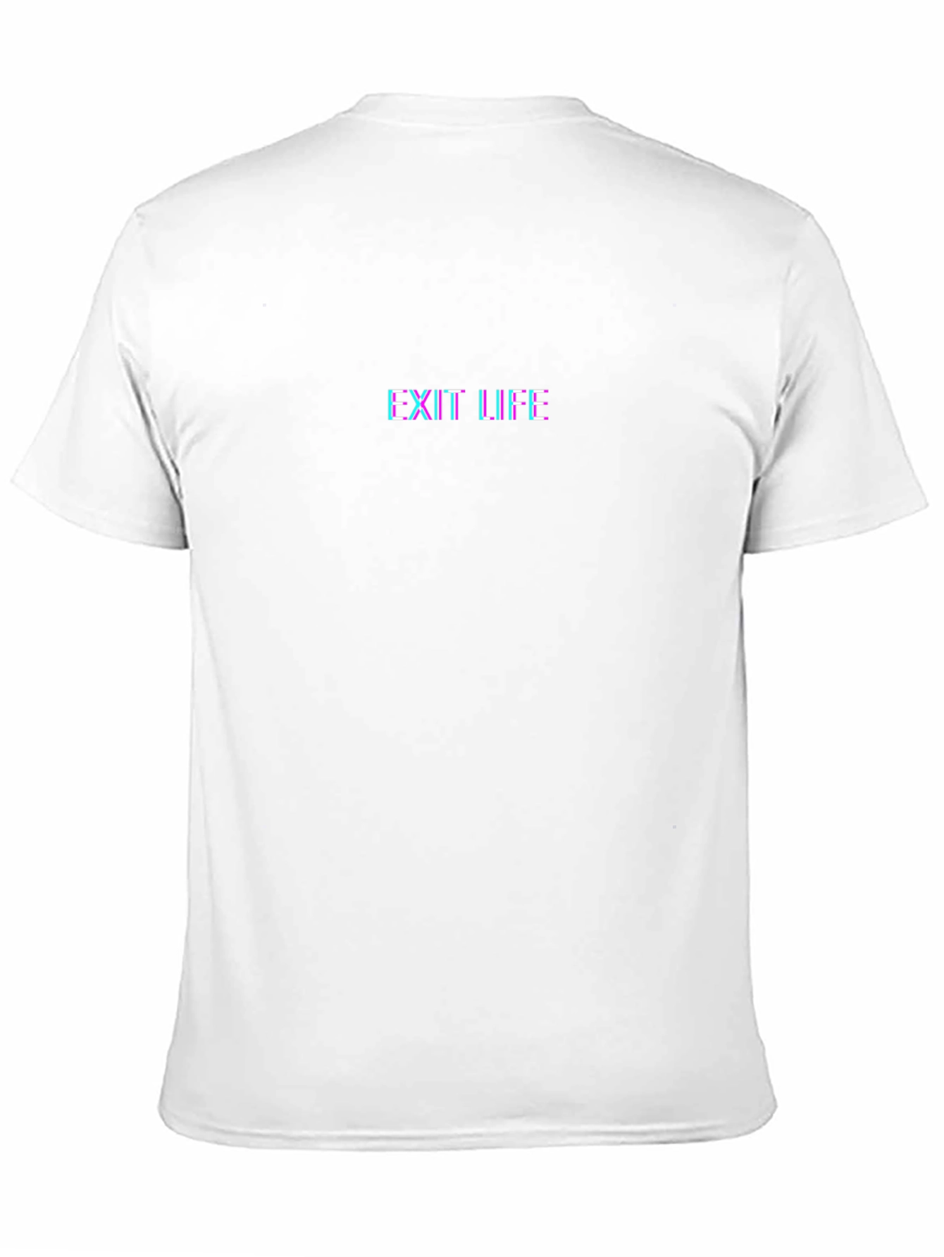 Exit Life Graphic Print Crew Neck T-Shirt