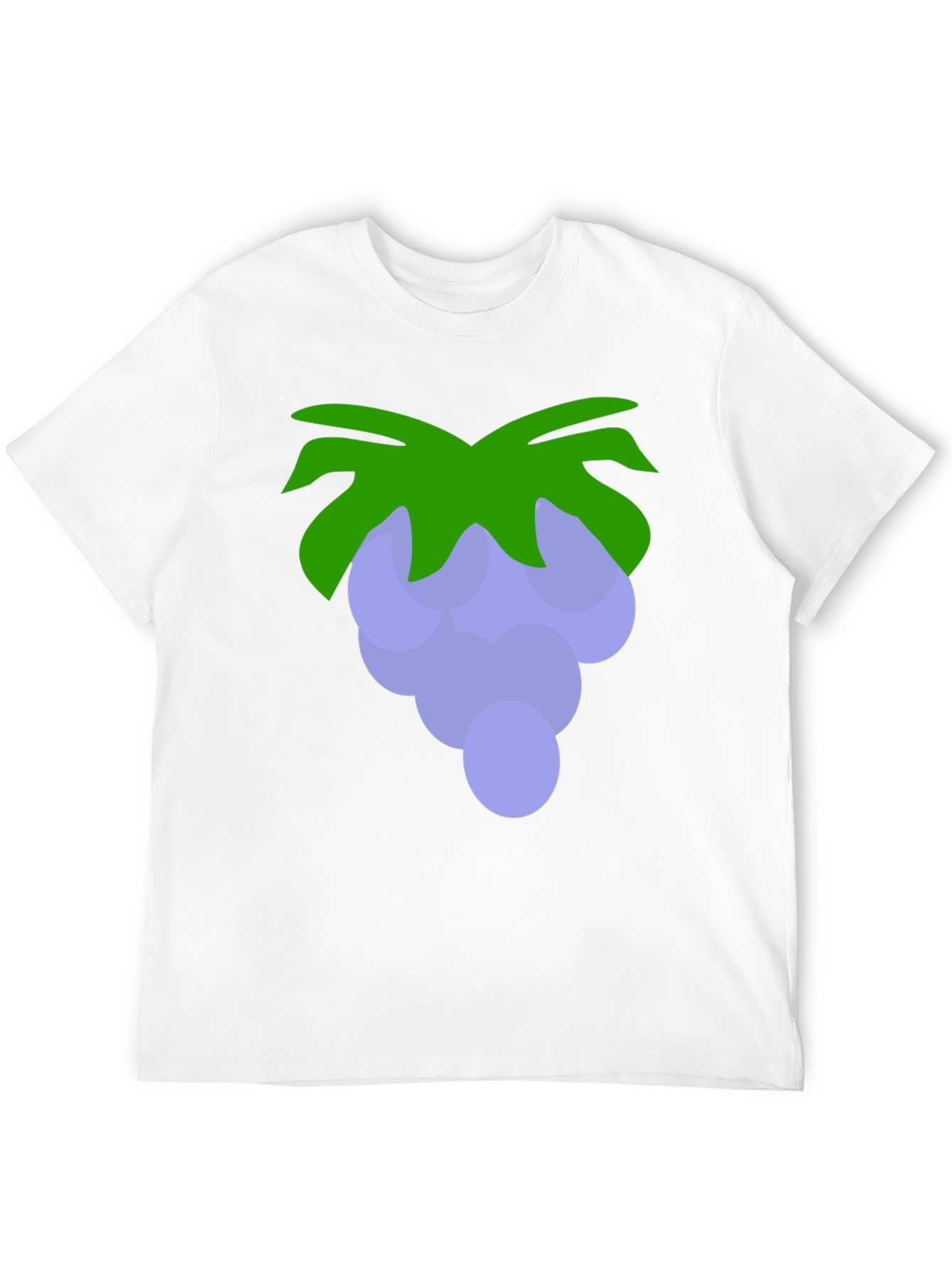 Grape Graphic Print T-Shirt - Black Cotton Tee