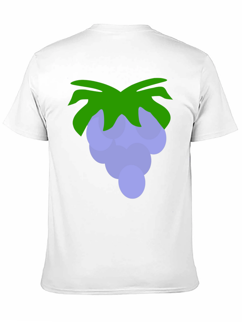 Grape Graphic Print T-Shirt - Black Cotton Tee